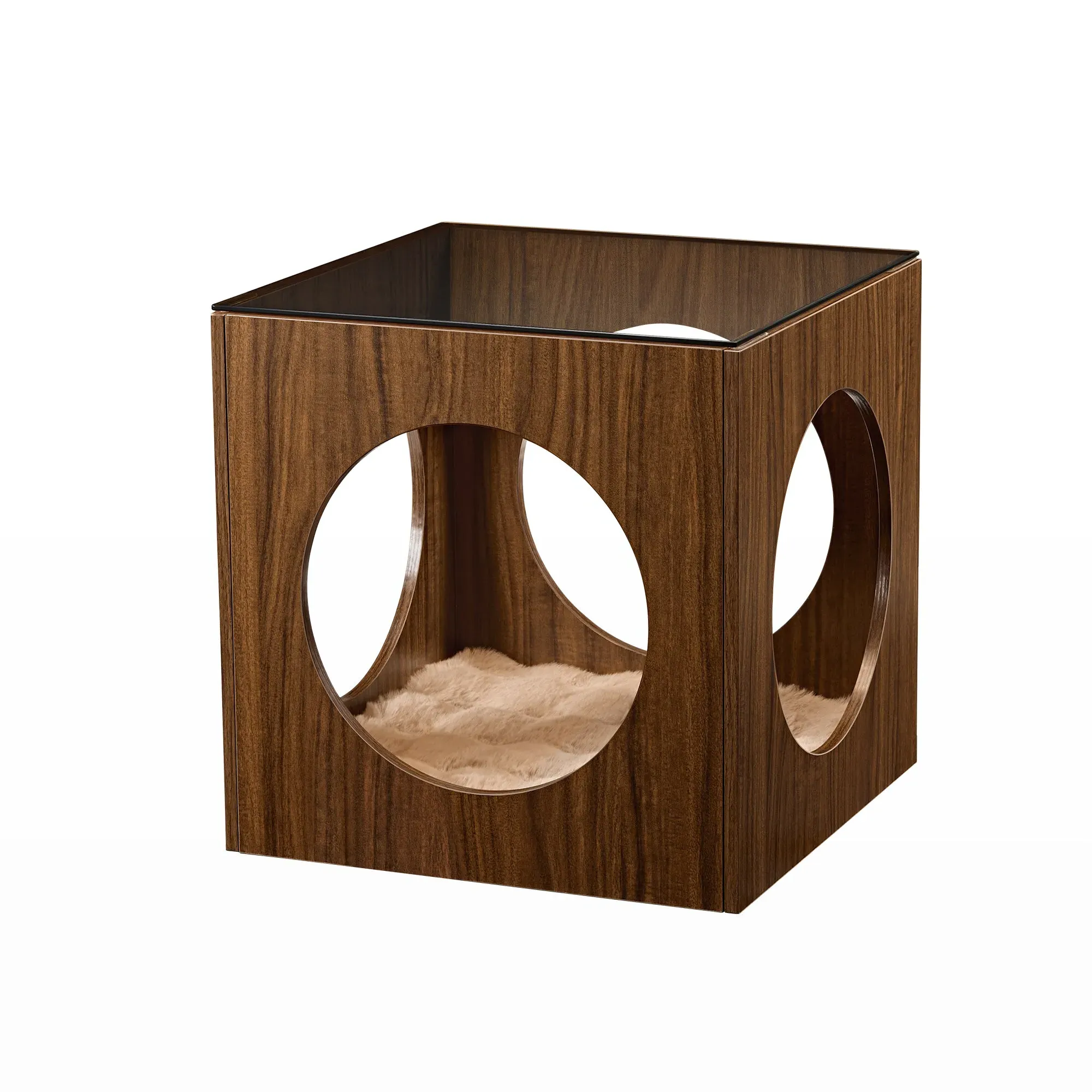 Peek-a-Boo Cat Bed & Side Table