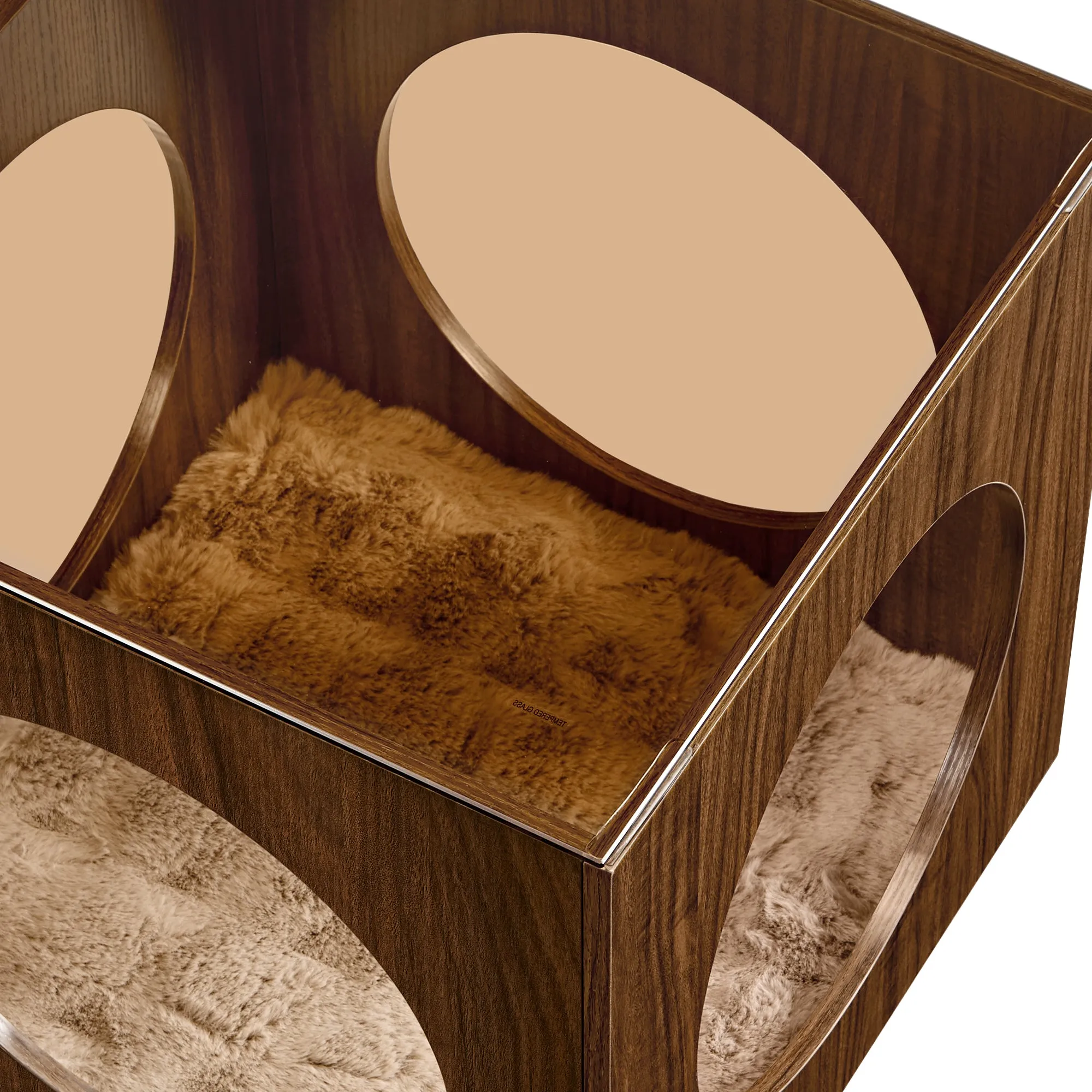 Peek-a-Boo Cat Bed & Side Table