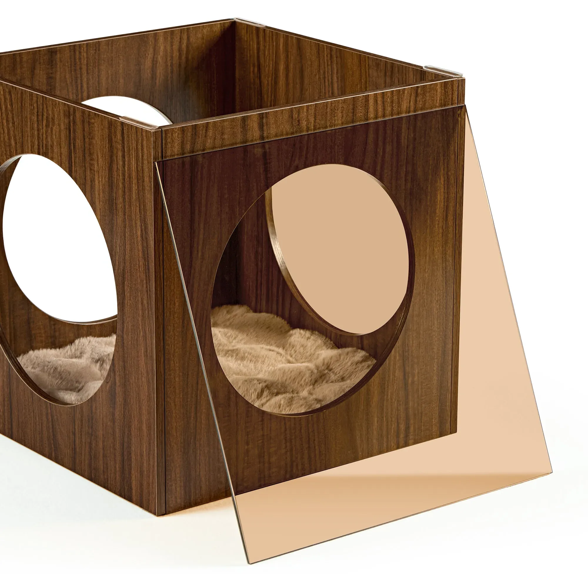 Peek-a-Boo Cat Bed & Side Table