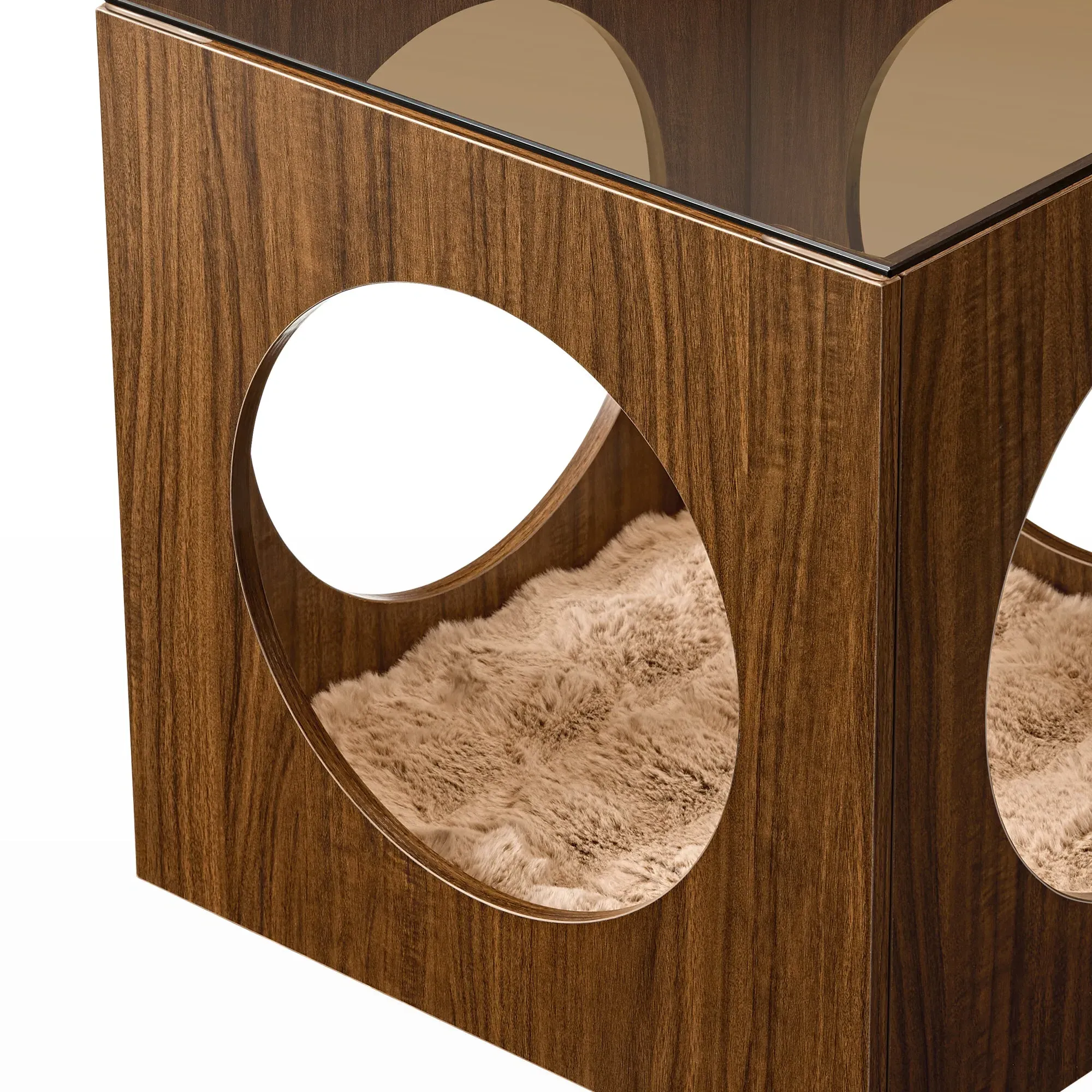 Peek-a-Boo Cat Bed & Side Table