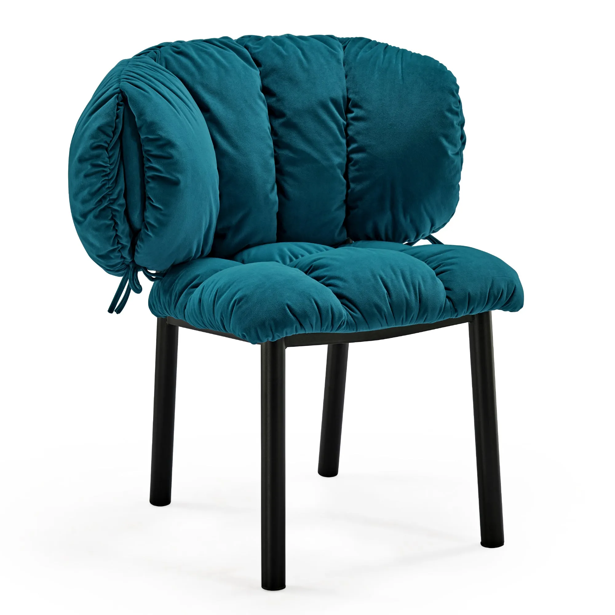 Rlesana Velvet Dining Chair - Green