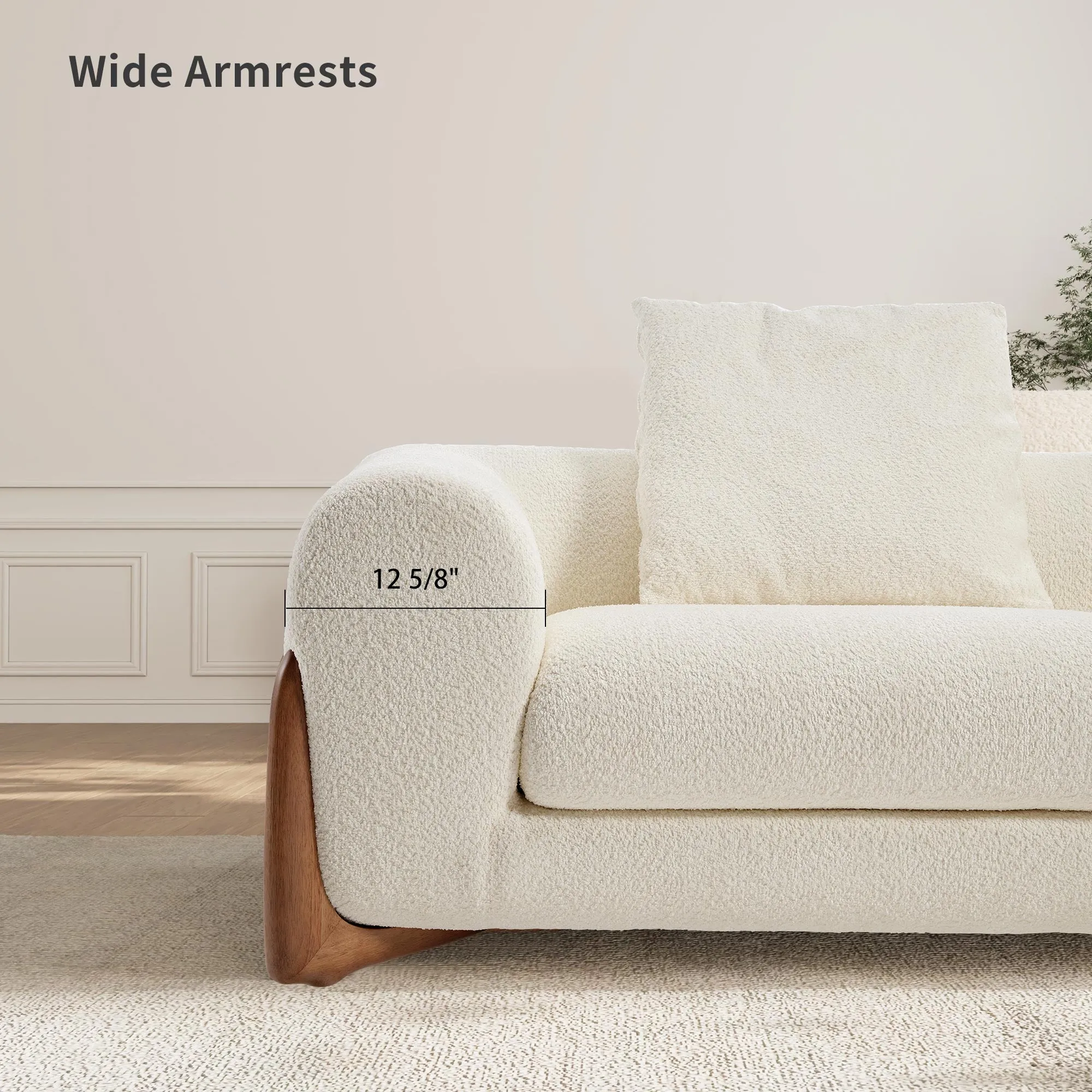 Rowan Upholstered Accent Chair - Off White