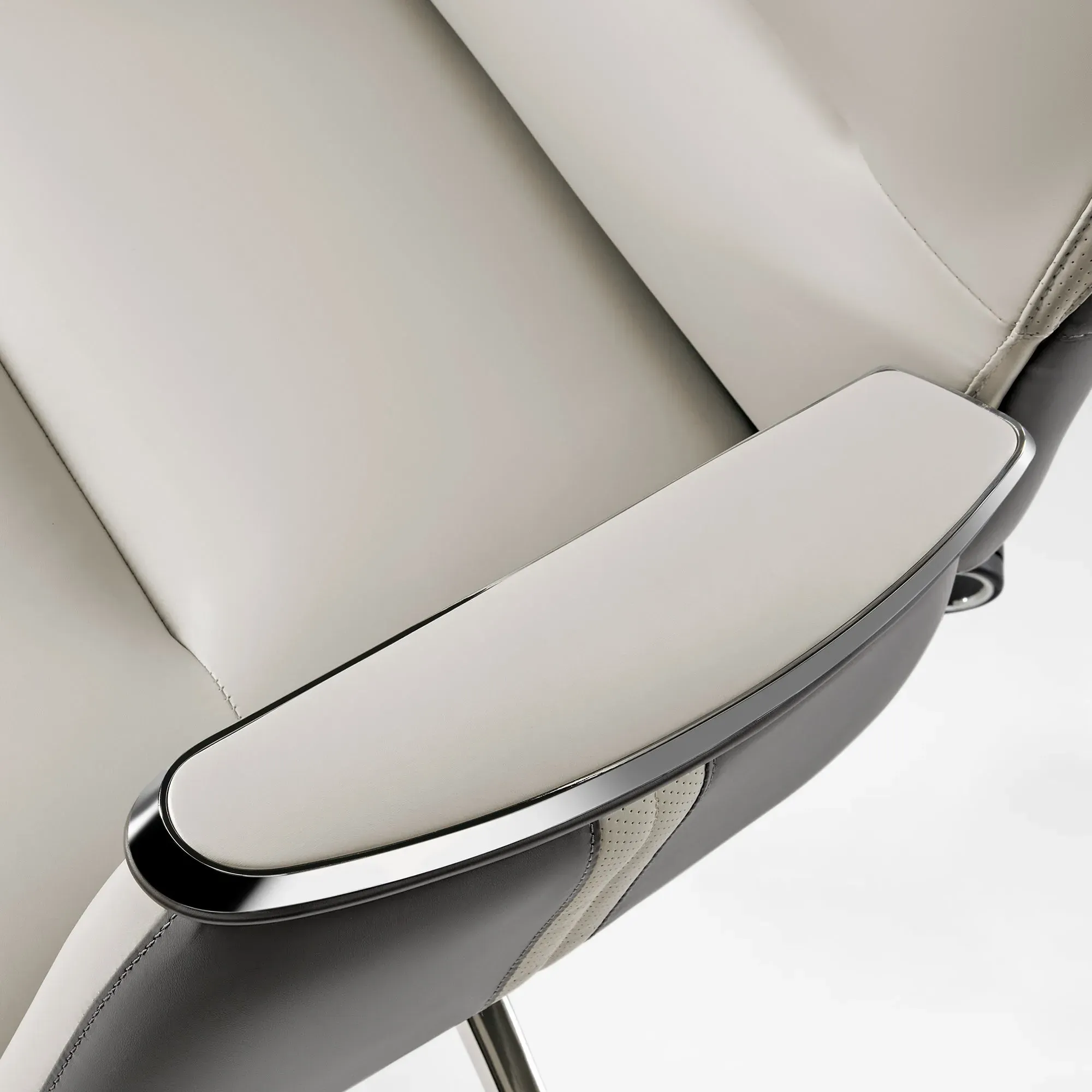 Royal II Executive Office Chair with Lumbar Support - Leather