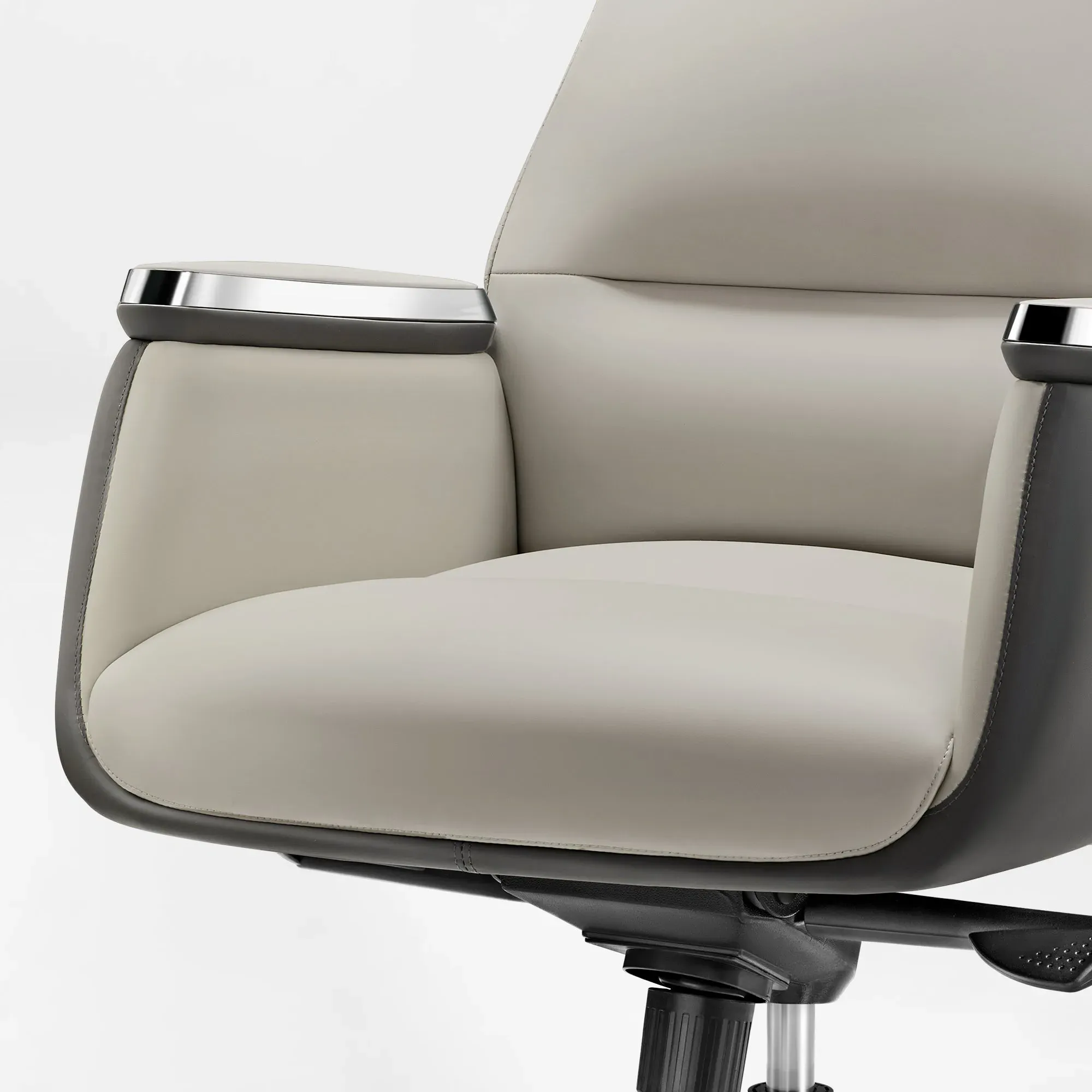 Royal II Executive Office Chair with Lumbar Support - Leather