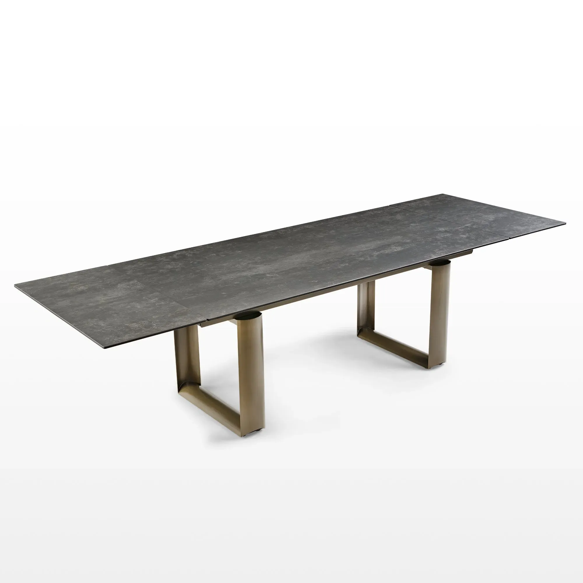 Savoy Extendable Dining Table - Black, Sintered Stone