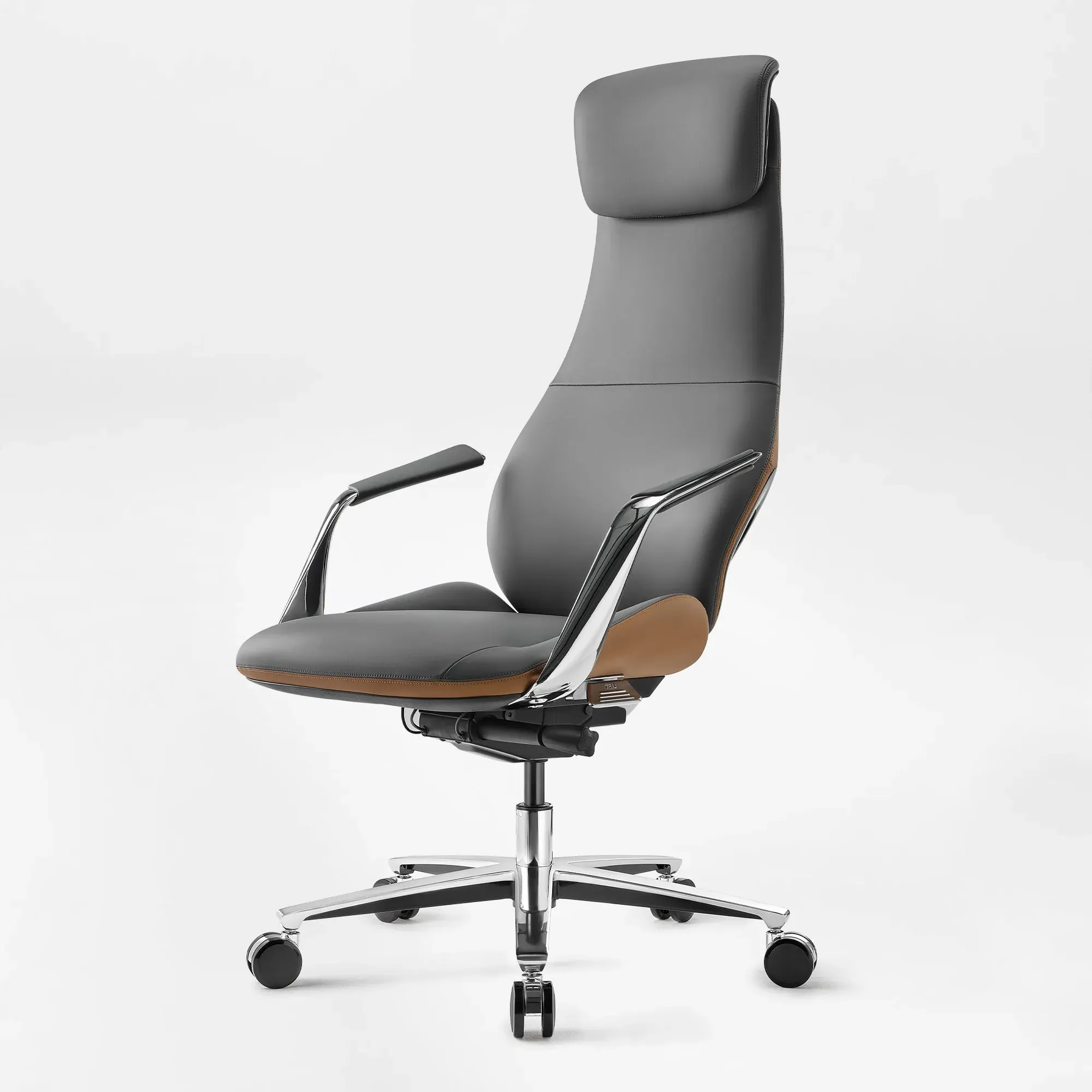 Serene Aaron High-Back Executive Office Chair - Leather