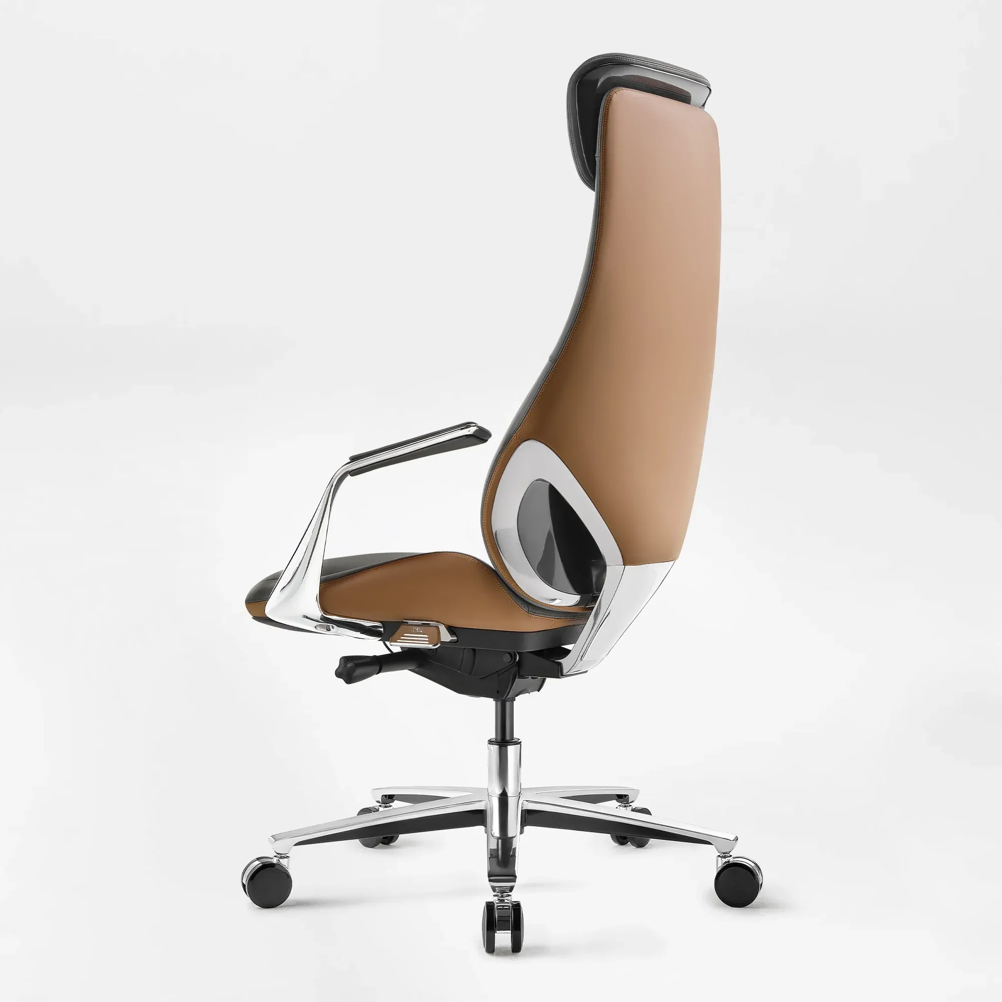Serene Aaron High-Back Executive Office Chair - Leather
