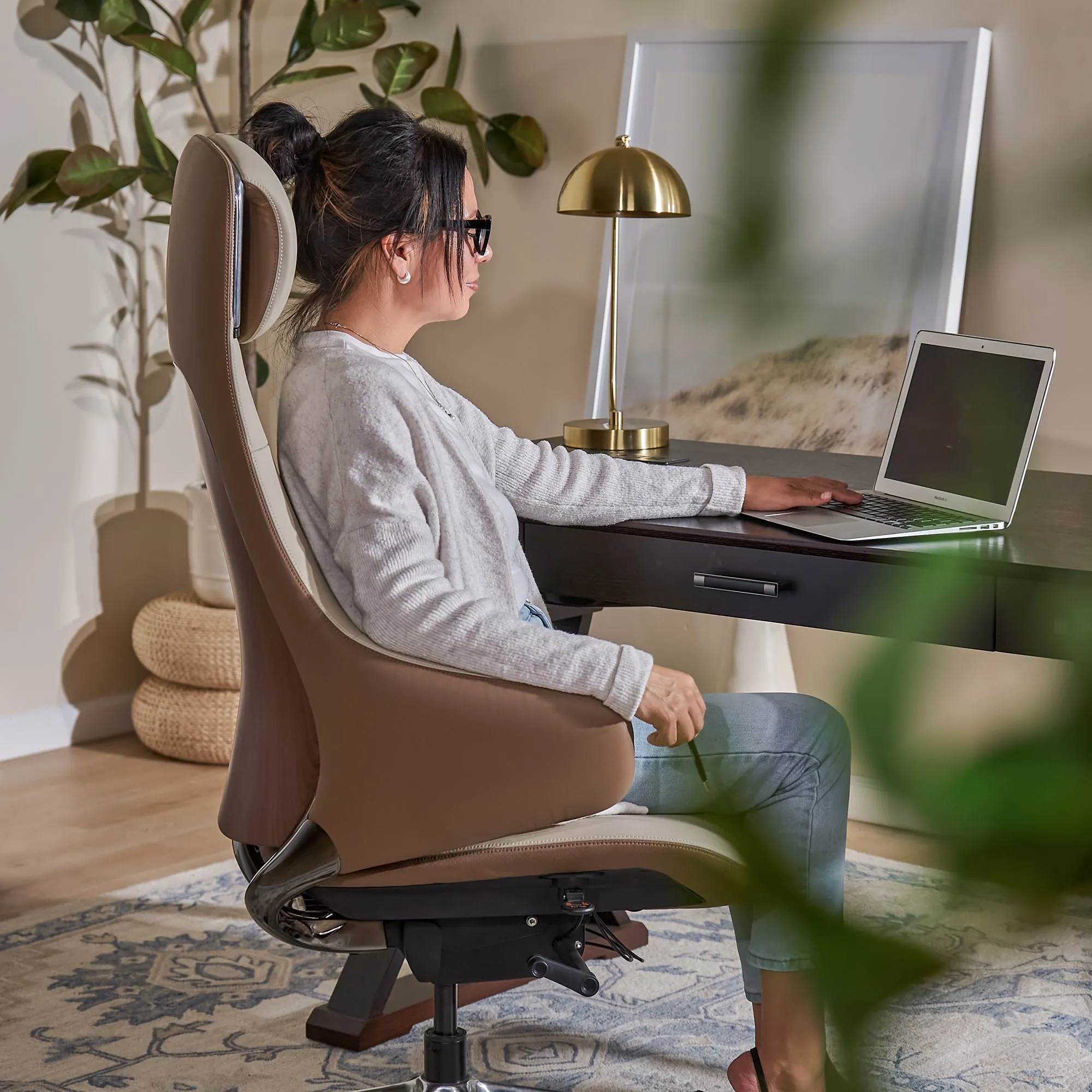 Serene Ella Executive Chair - Napa Leather