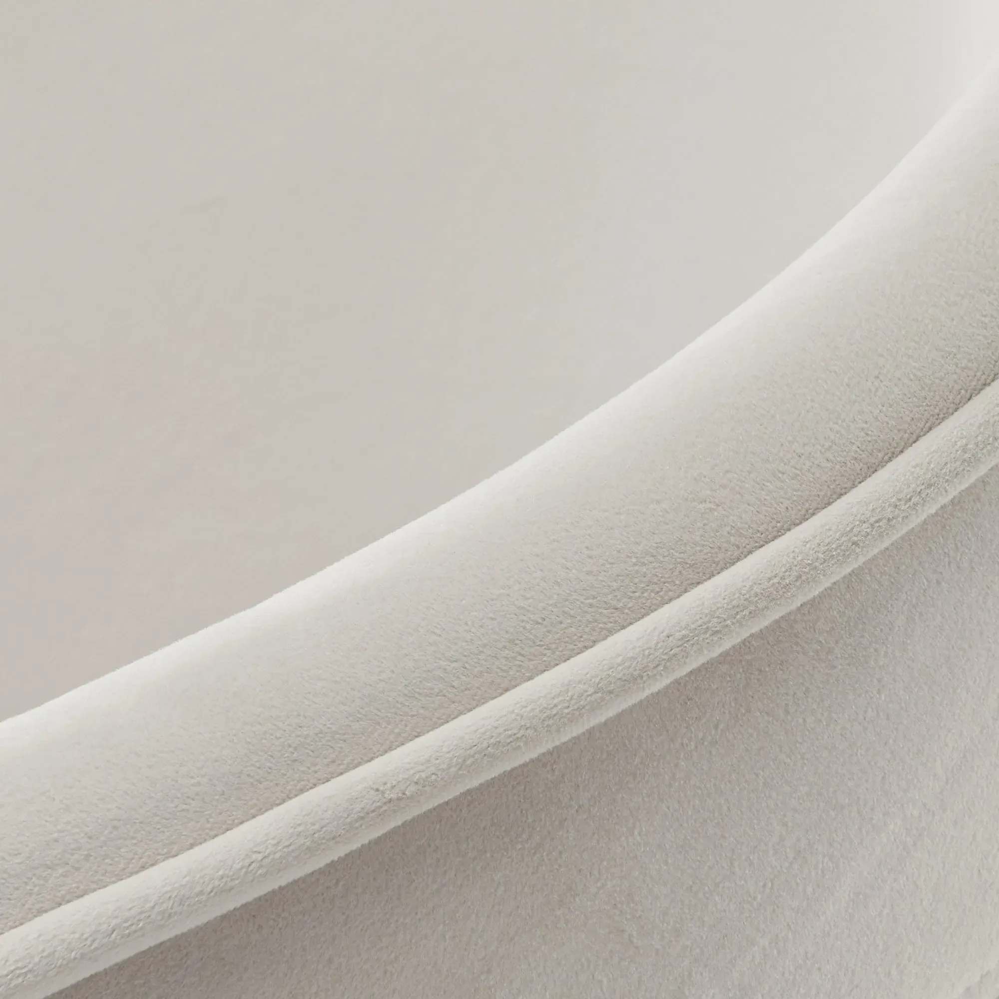 Shanean Velvet Dining Chair - Off-White