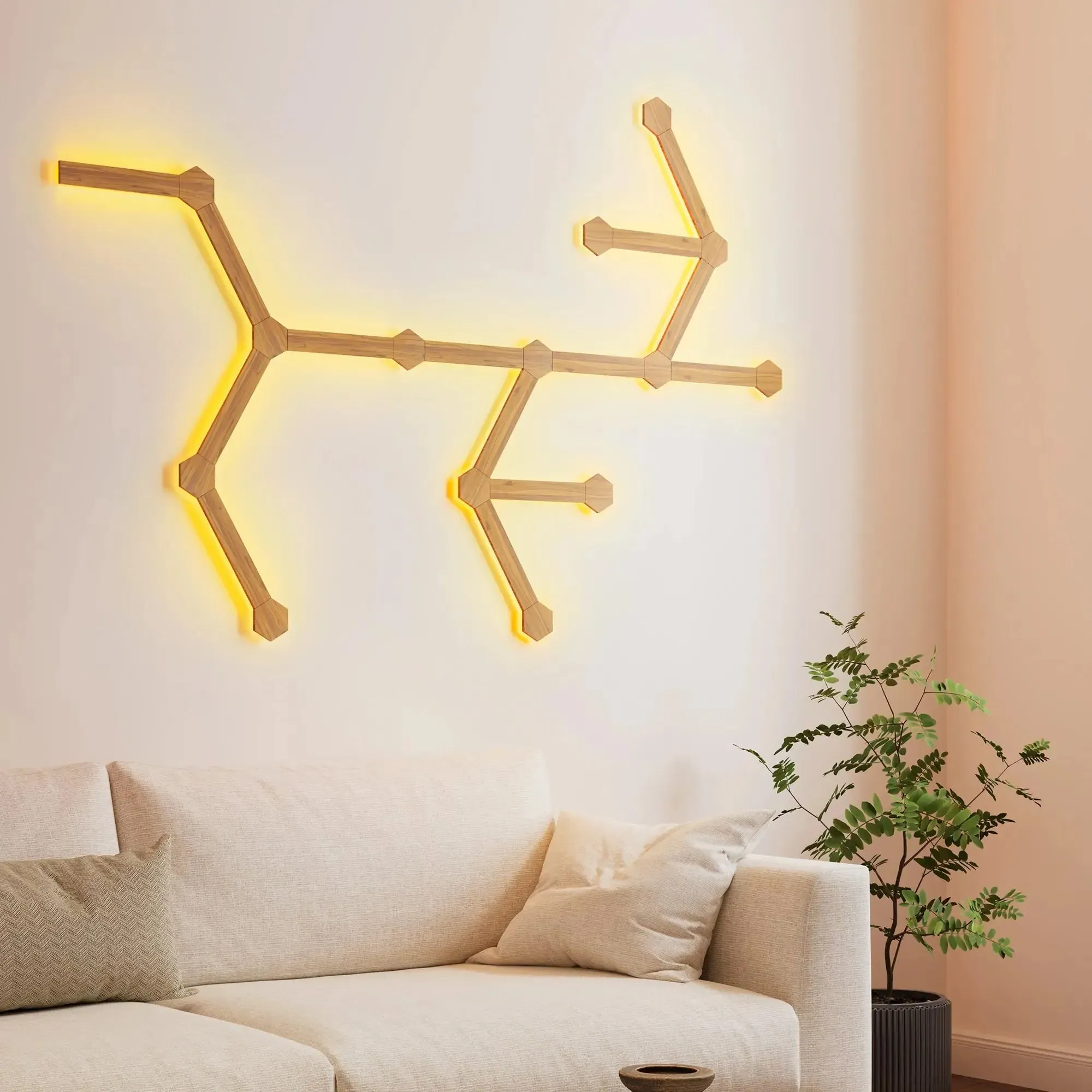 Soho Art RGB LED Wall Lights with Voice Control product