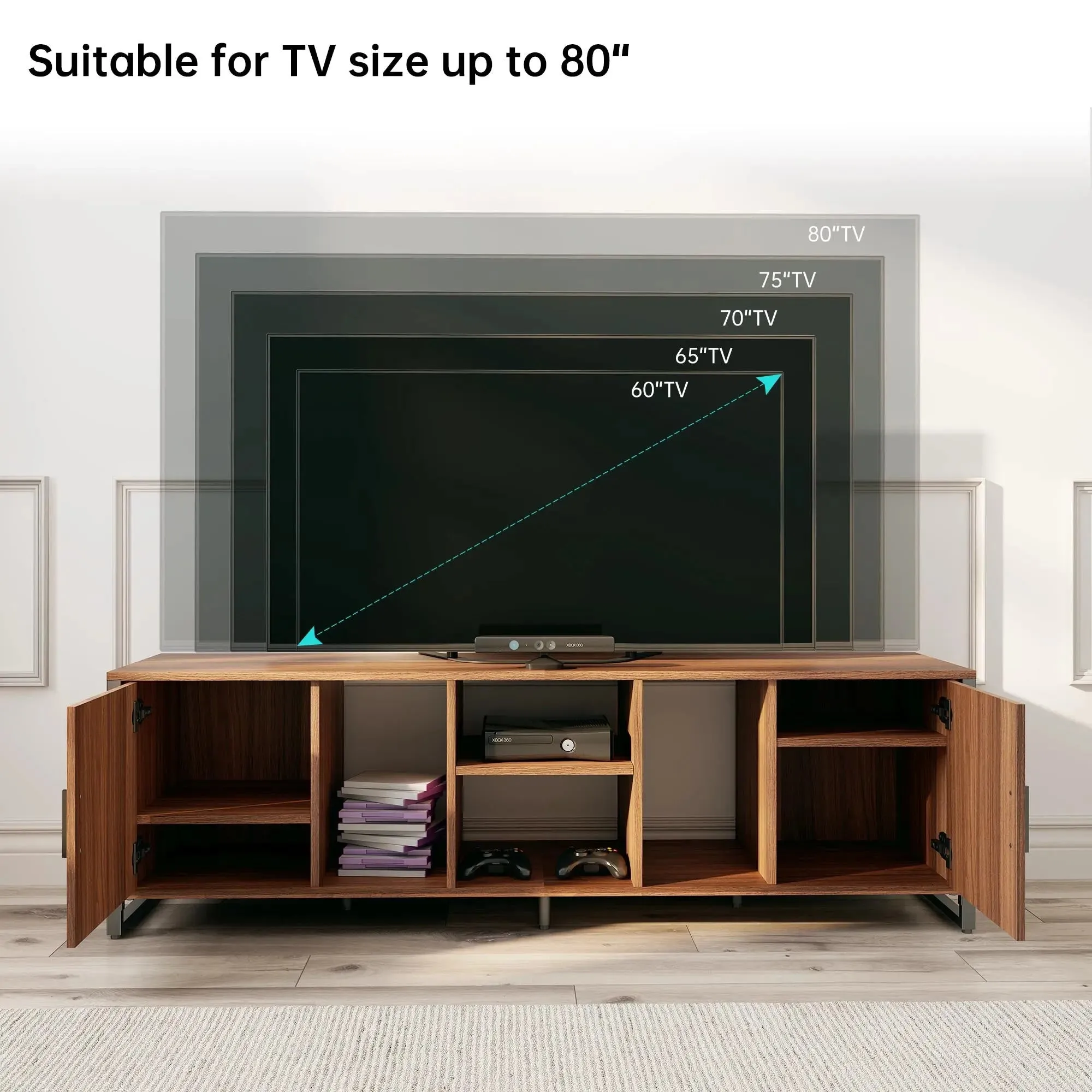 Sonoma 70" LED TV Stand with Storage
