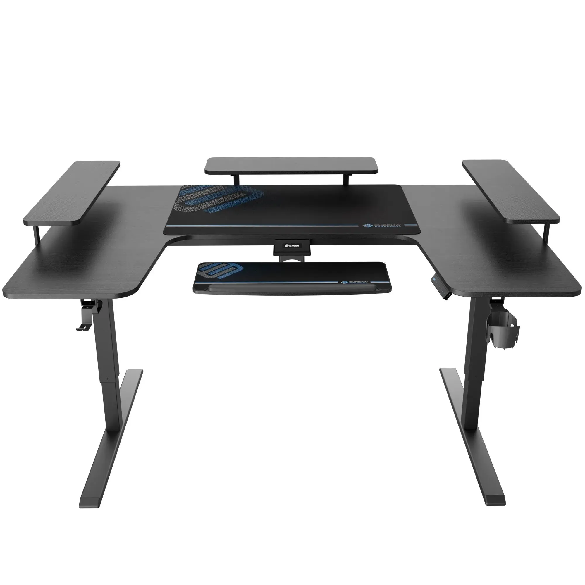 U-Shaped Standing Desk with Accessories Set