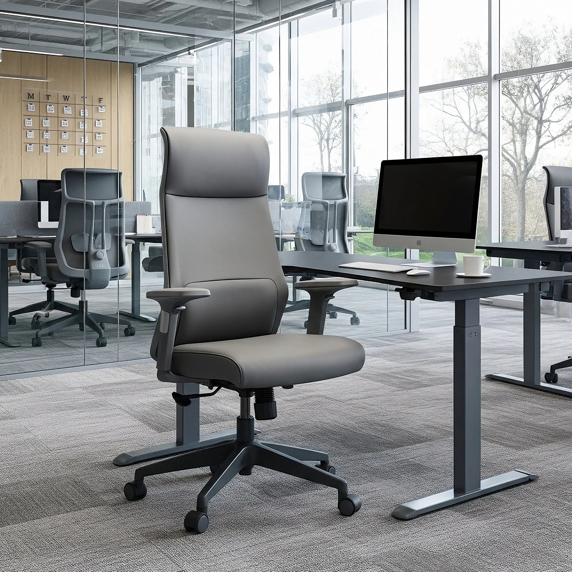 Valen Office Chair - Microfiber Leather