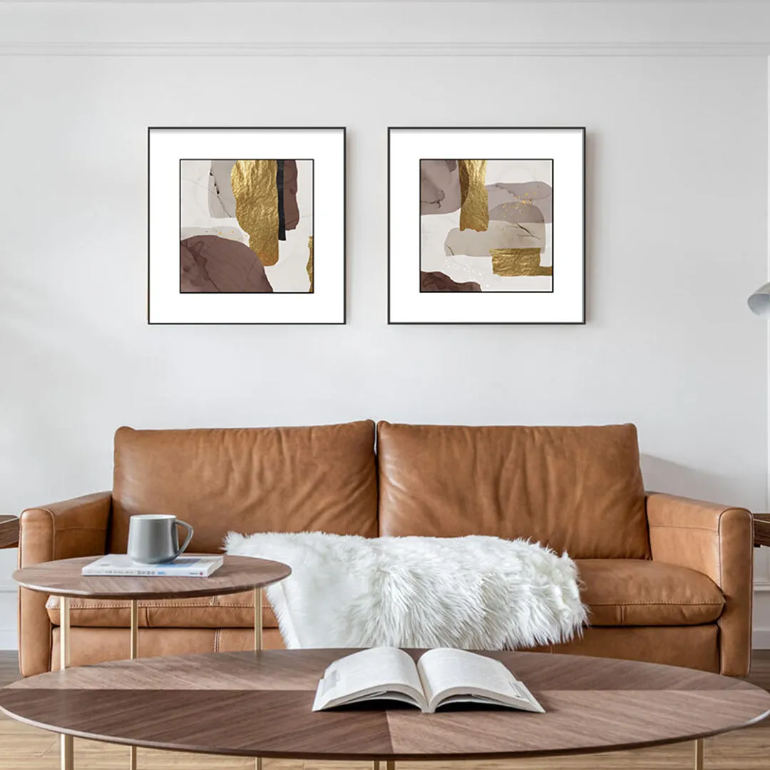 WA-02 Abstract Wall Art Print Set of 2