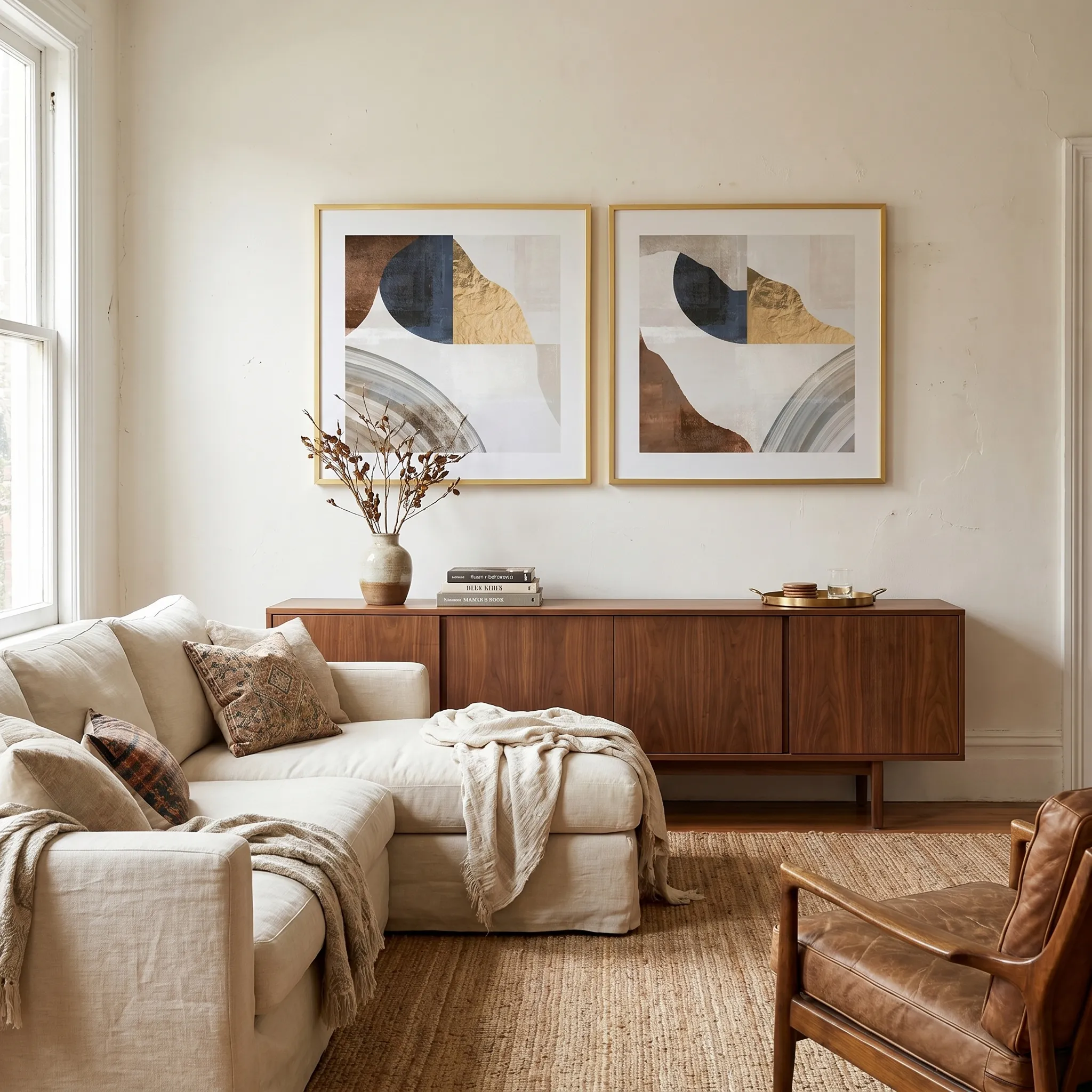 WA-03 Wall Art Set of 2 - Abstract Print alternate view