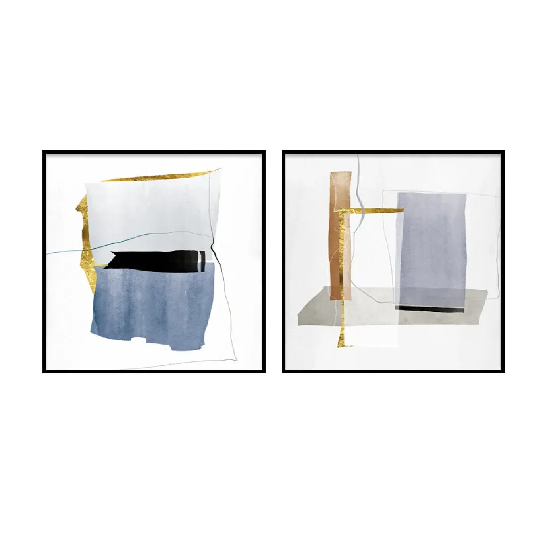 WA-04 Abstract Wall Art Print Set of 2