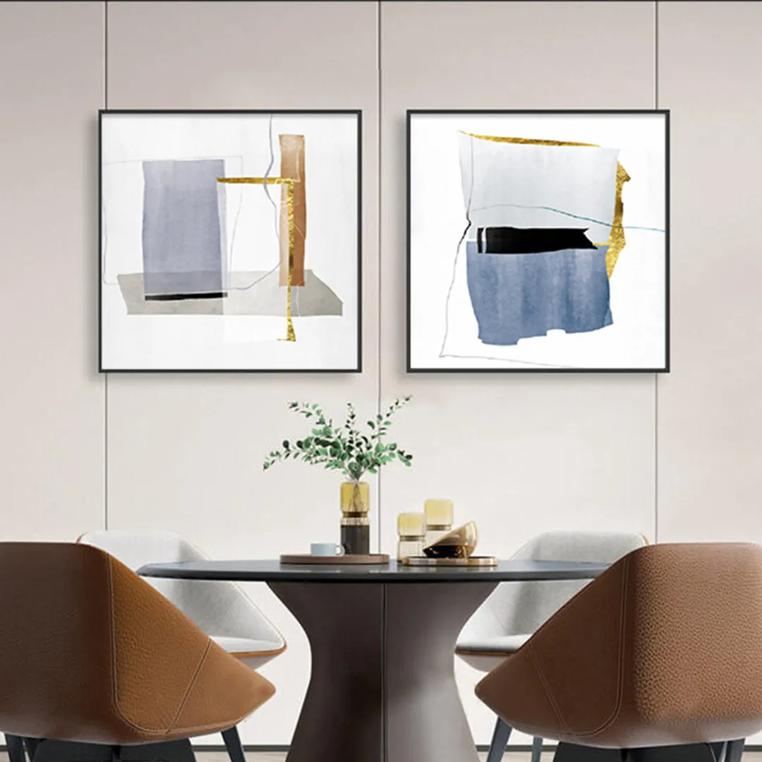 WA-04 Abstract Wall Art Print Set of 2