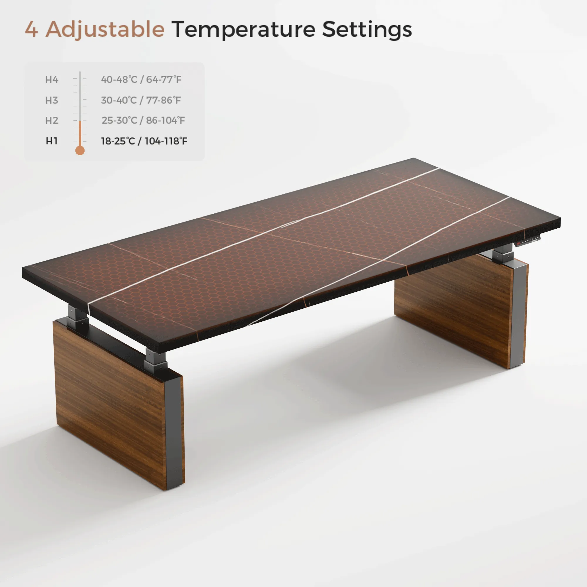 Zen Pro Standing Desk - Sintered Stone