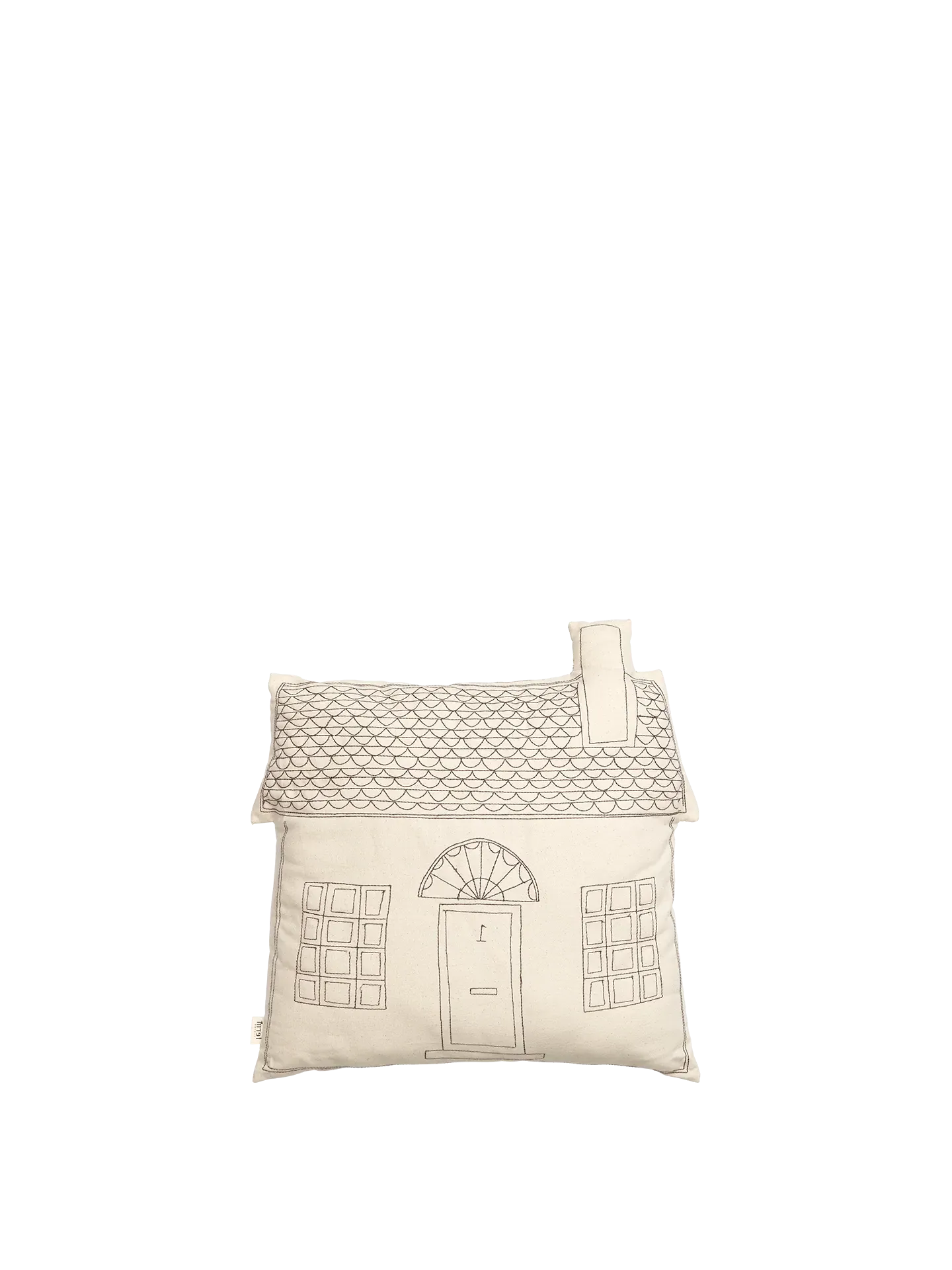 Abode Cottage House Cushion - Organic Cotton image