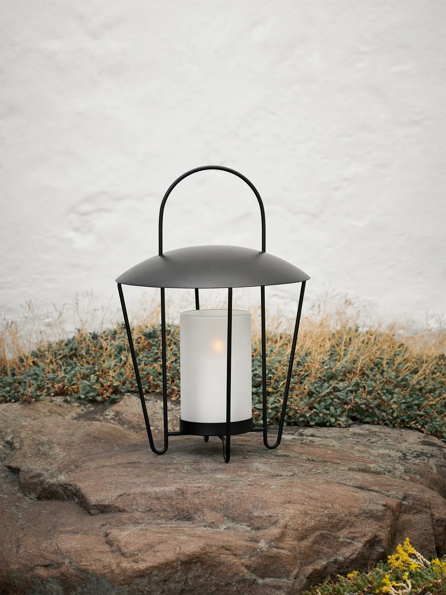Abri Lantern - Black, Stainless Steel