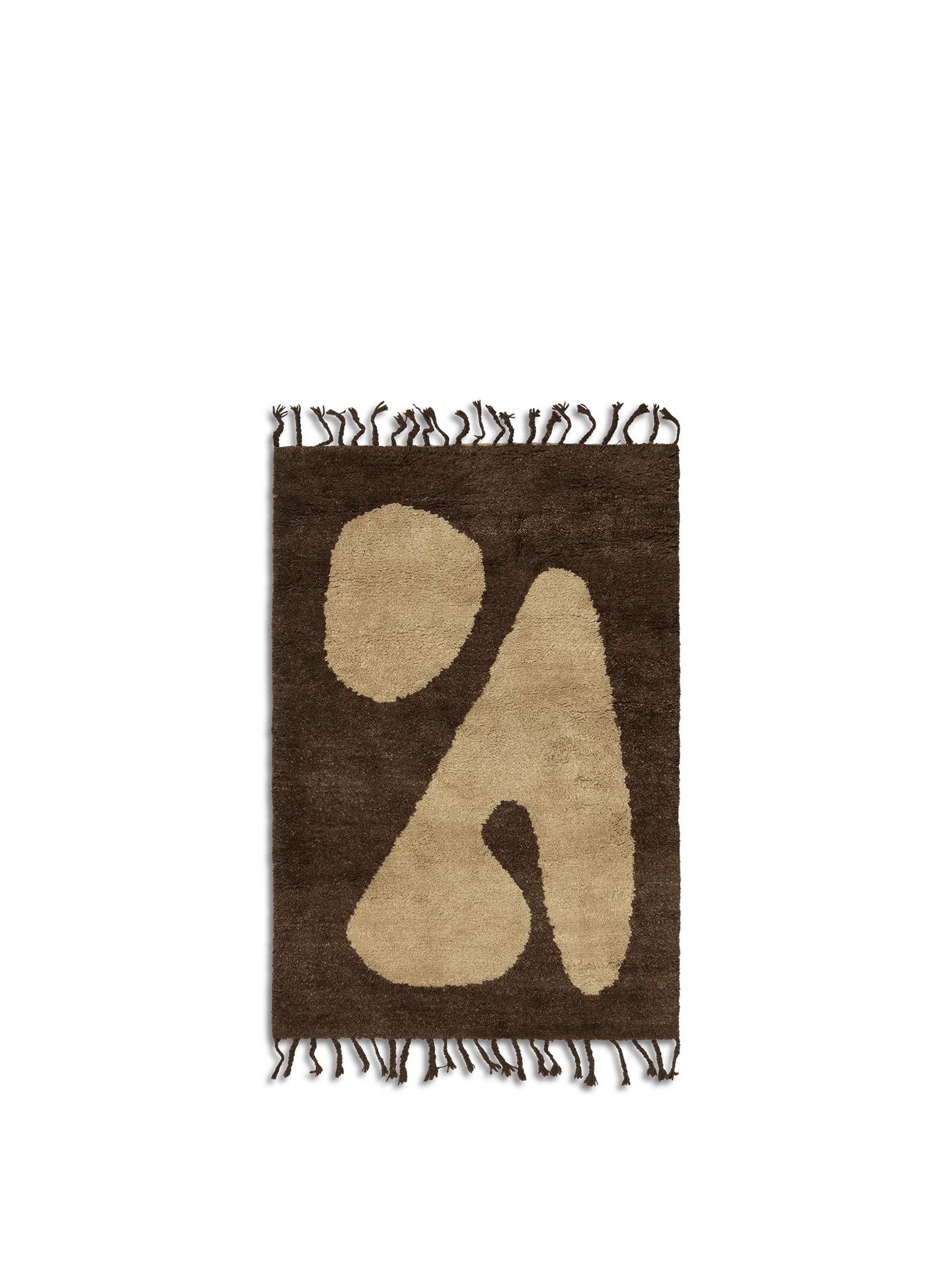 Abstract Rug - Brown, Wool image