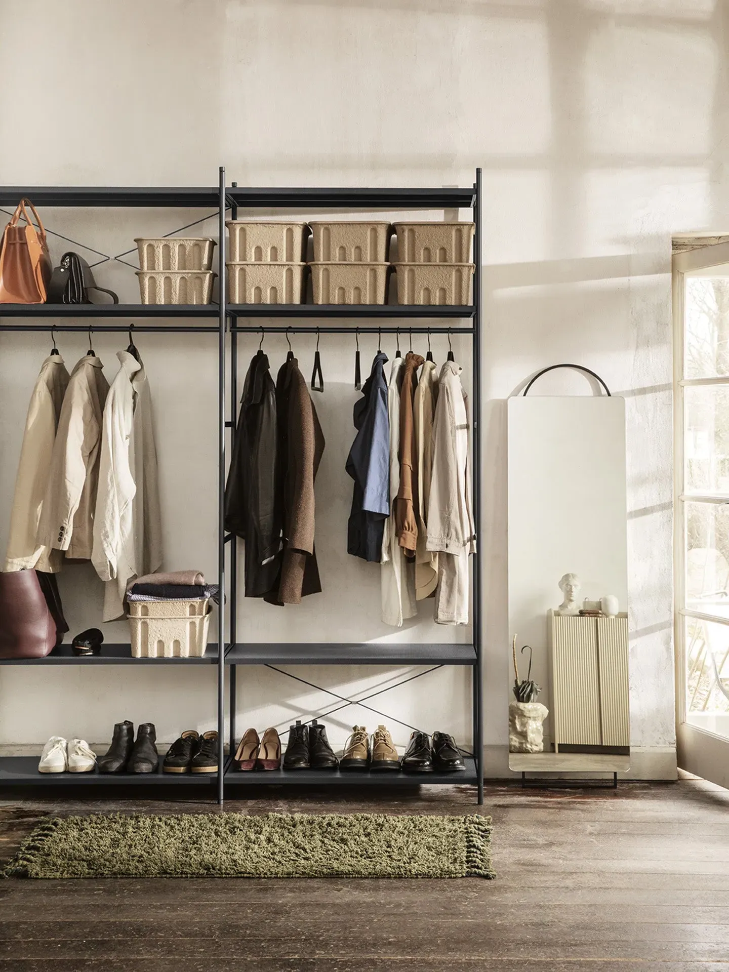 Adorn Full Size Mirror - Black