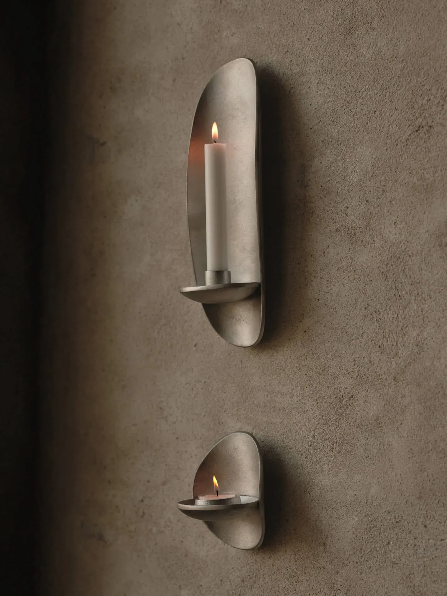 Agapé Wall Candle Holder - Aluminium