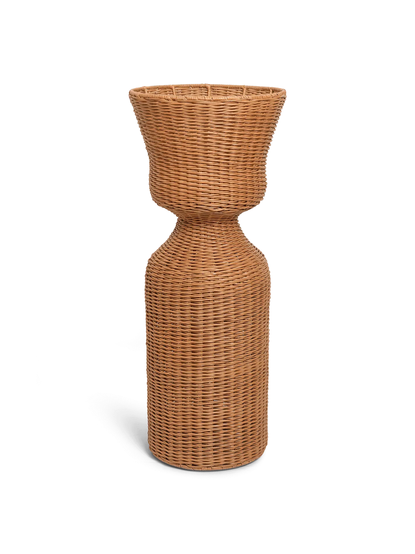 Agnes Tall Plant Stand - Natural, Rattan