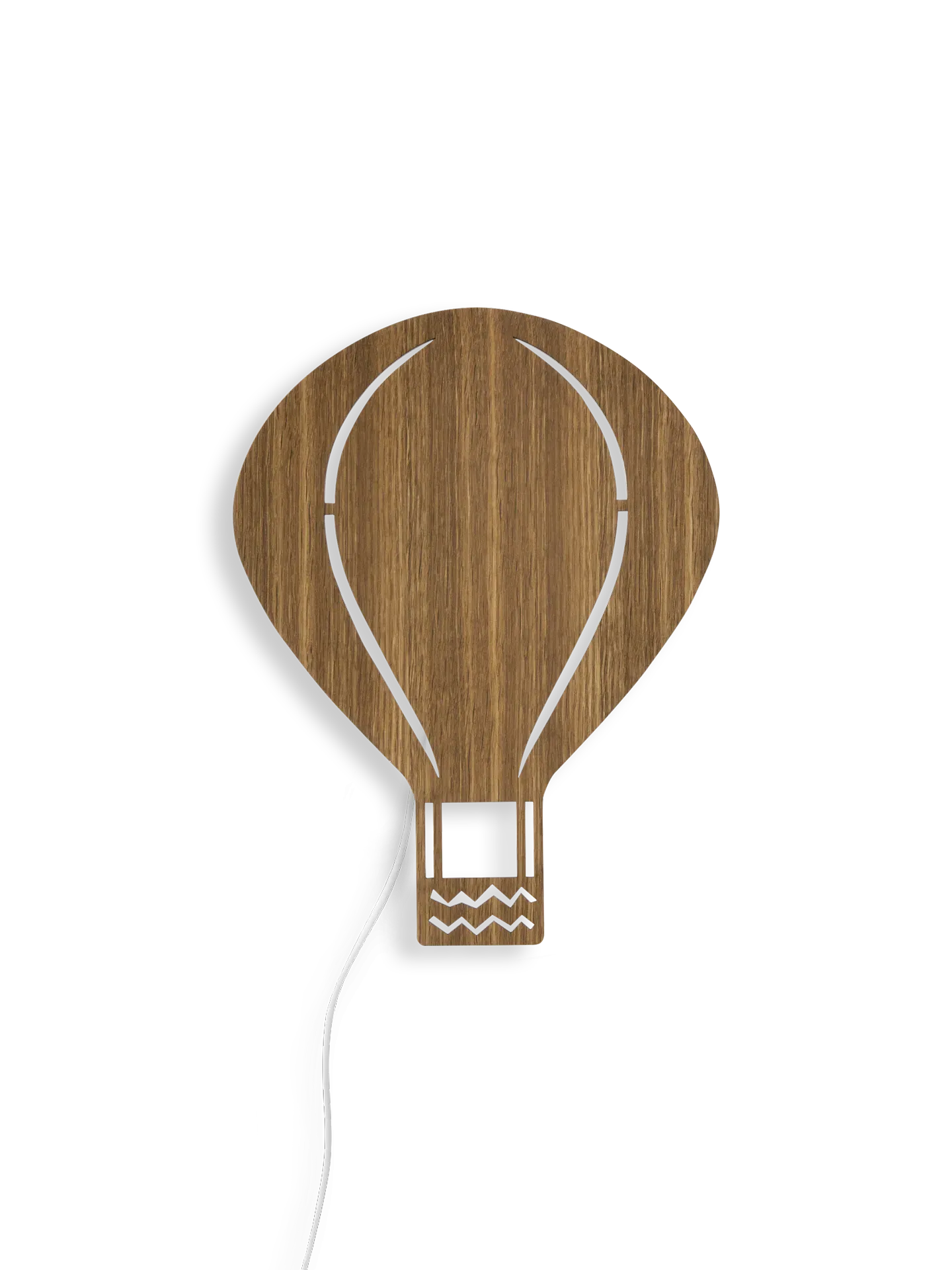 Air Balloon Lamp - Smoked Oak