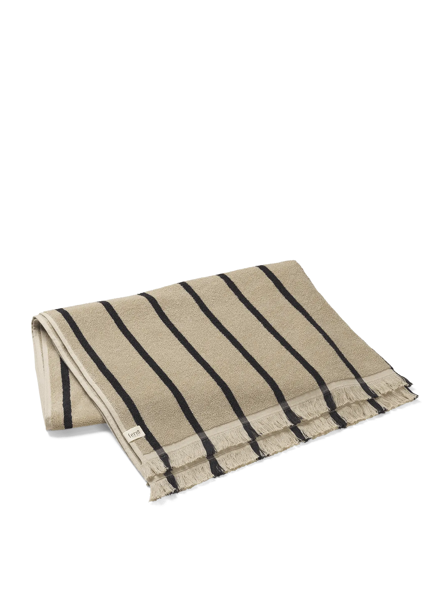 Alee Beach Towel - Sand/Black