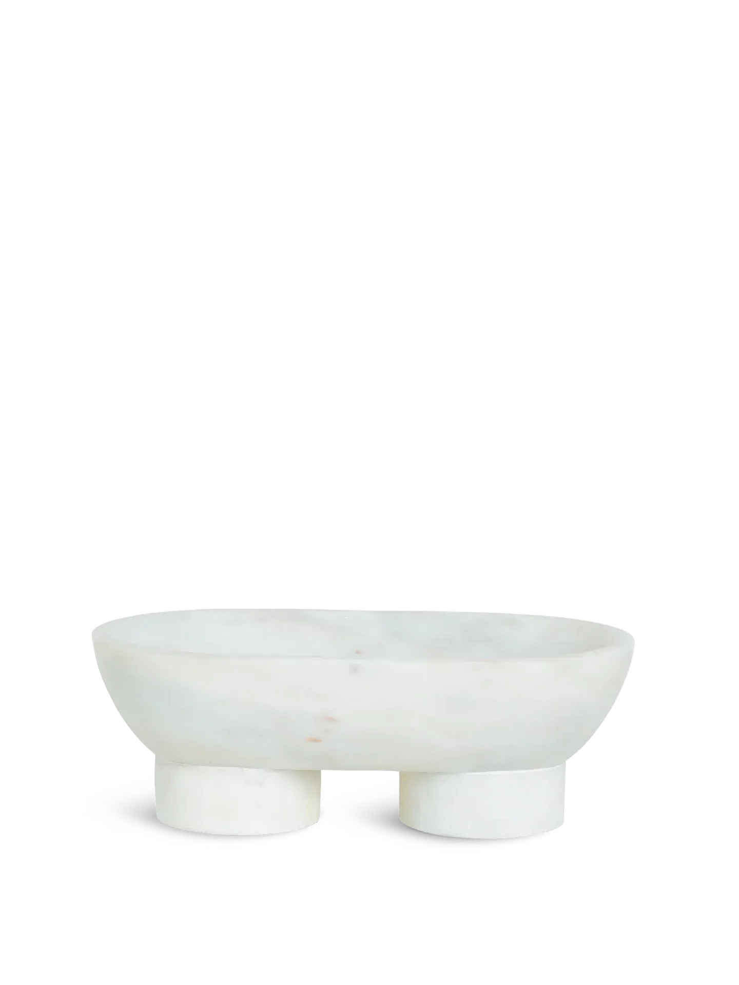 Alza Bowl - White, Marble image