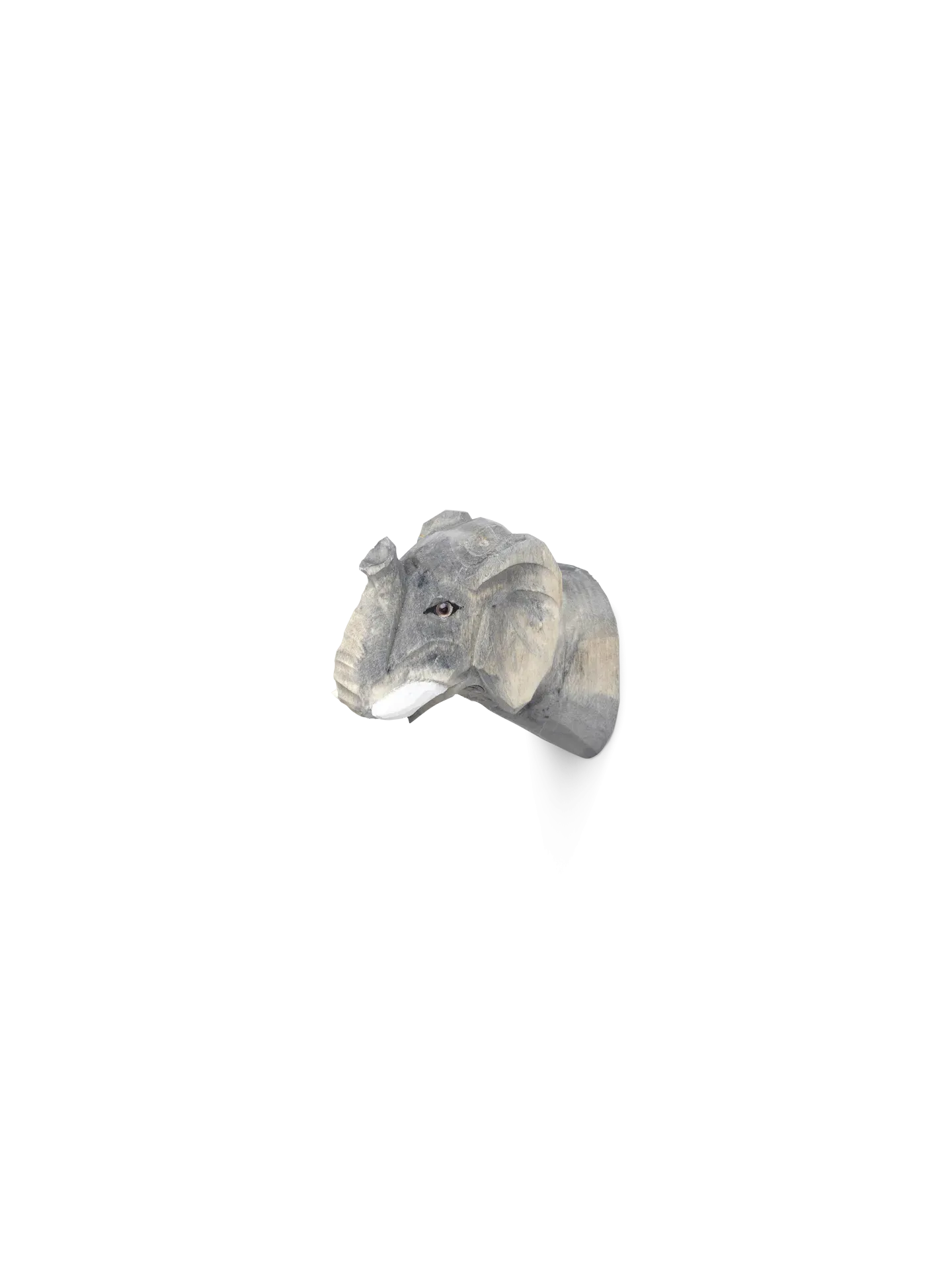 Animal Hand-Carved Hook - Elephant image