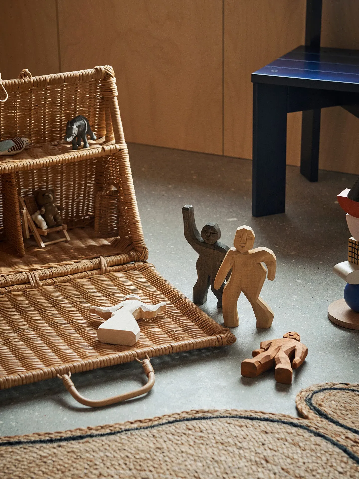 Anna Hand-Carved Figure - Natural