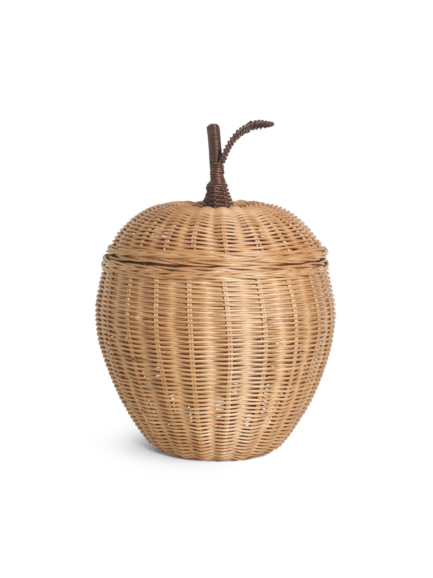 Apple Braided Storage Basket - Natural image