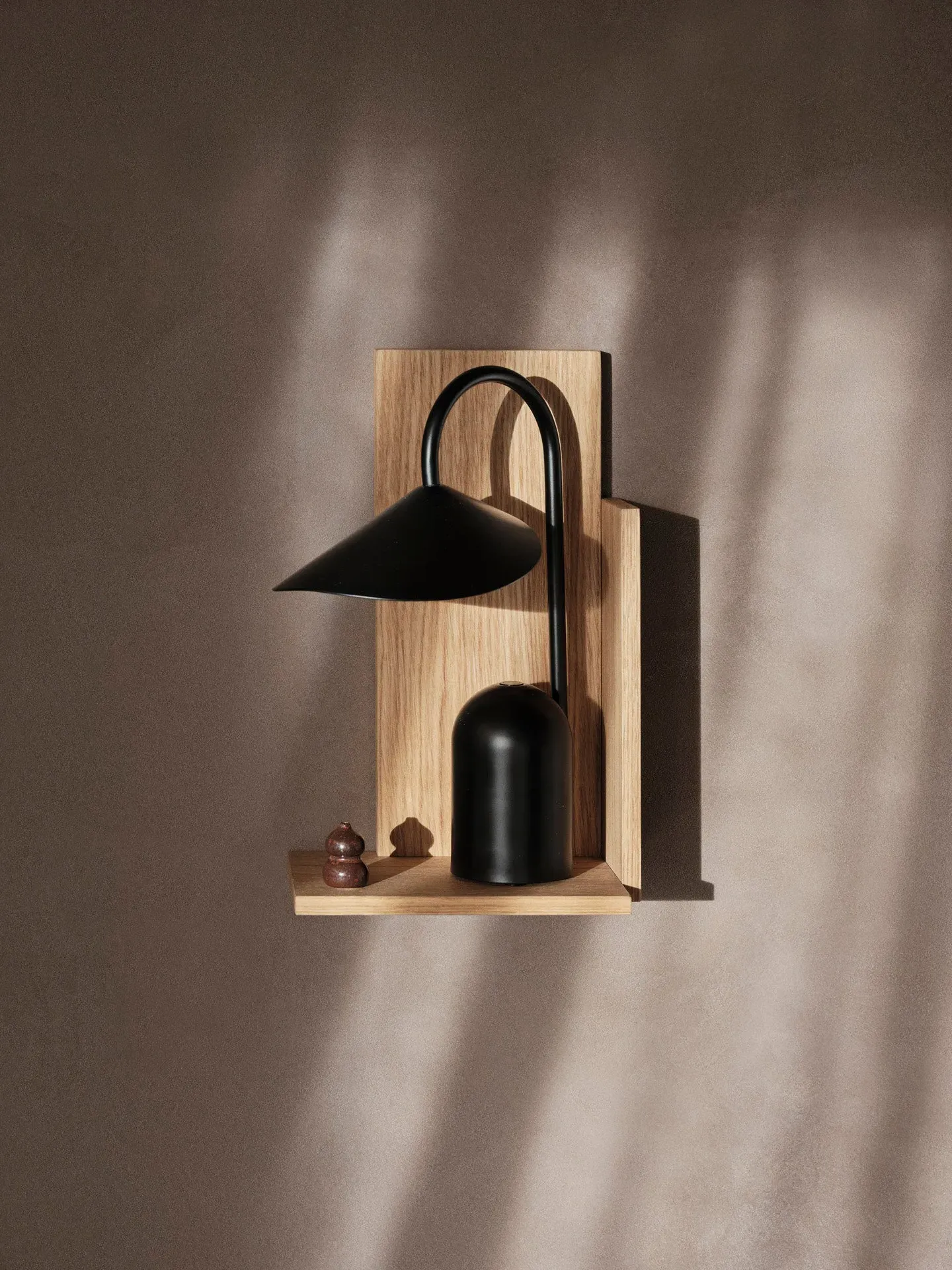 Arum Portable Lamp with Touch Dimmer - Black