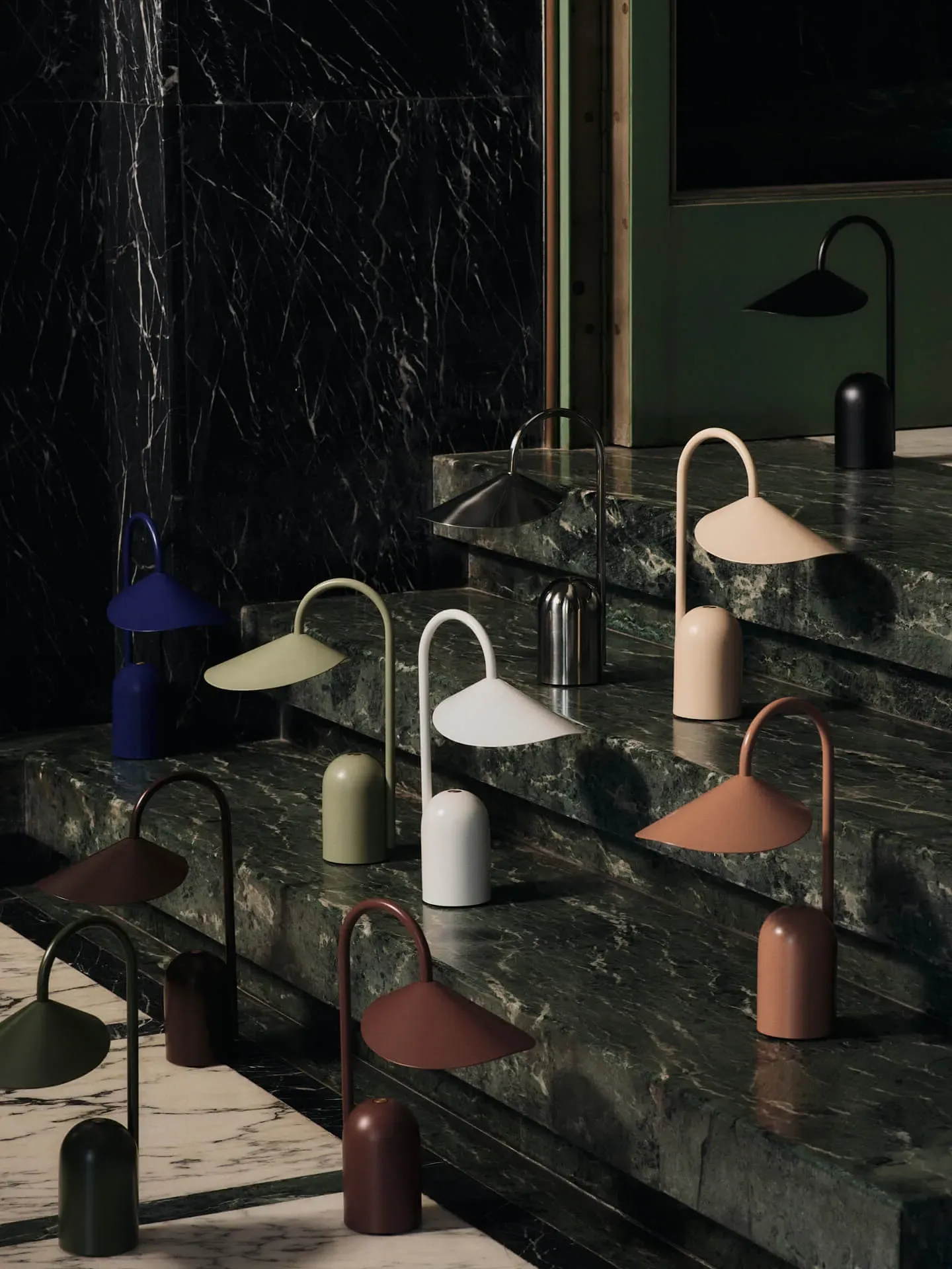 Arum Portable Lamp with Touch Dimmer - Cashmere