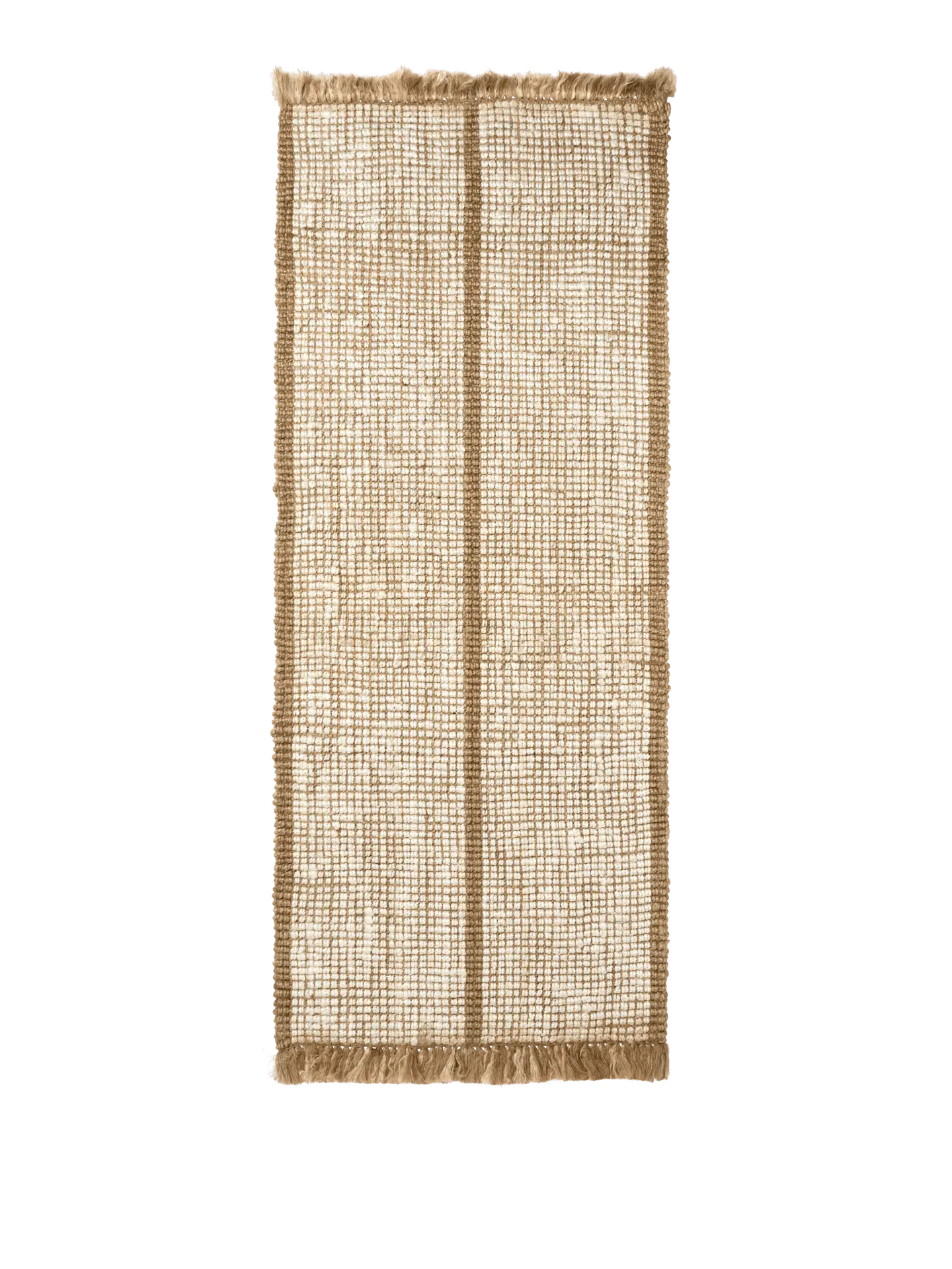 Athens Stripes Runner - Natural/Off-White, Jute image