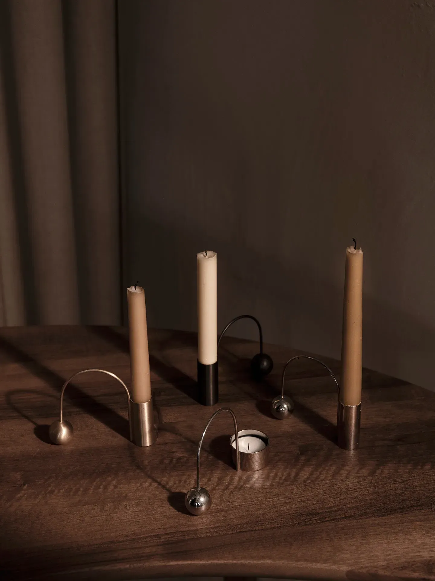 Balance Candle Holder - Brass