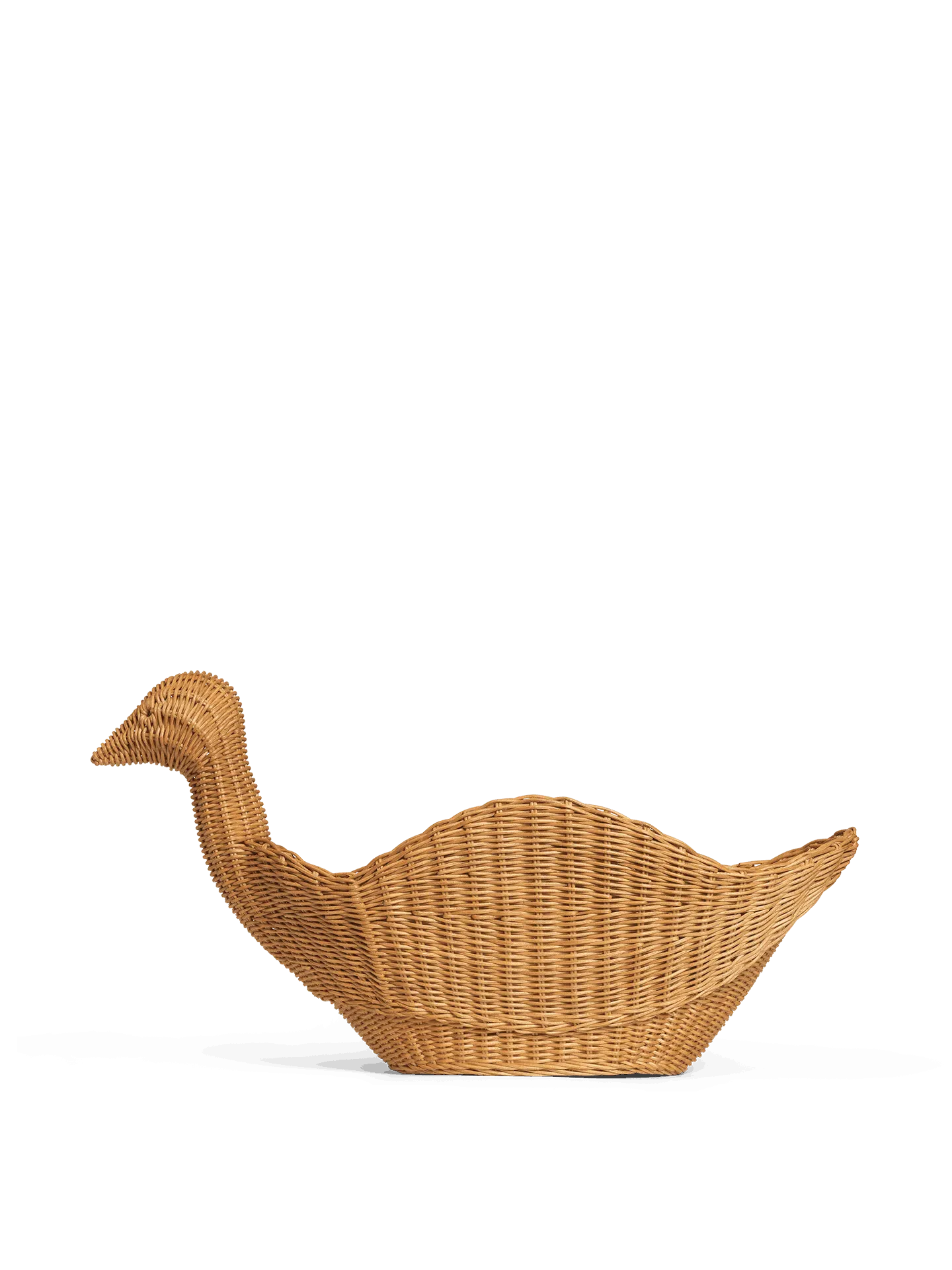 Bird Braided Storage Basket - Natural, Rattan