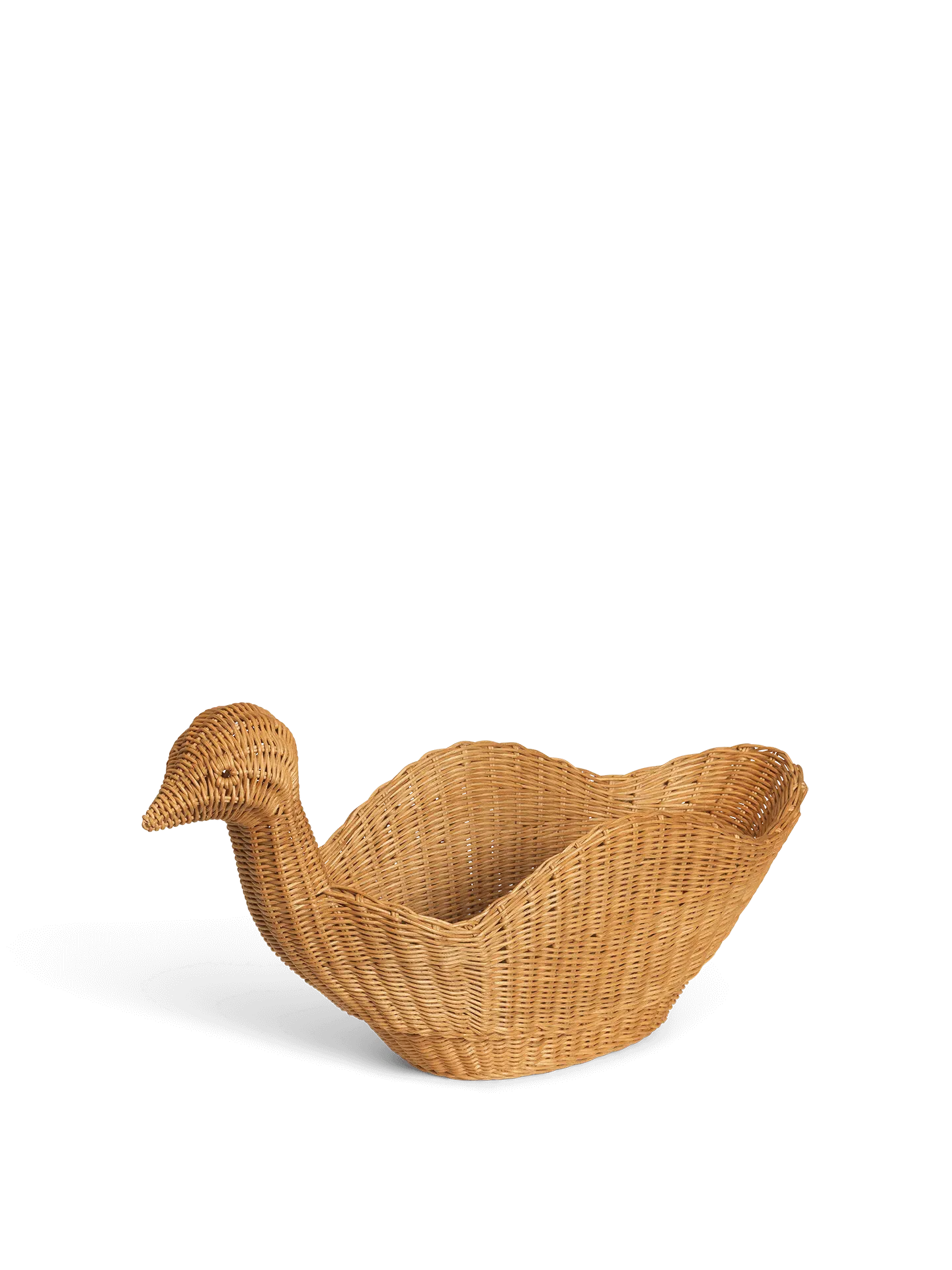 Bird Braided Storage Basket - Natural, Rattan image