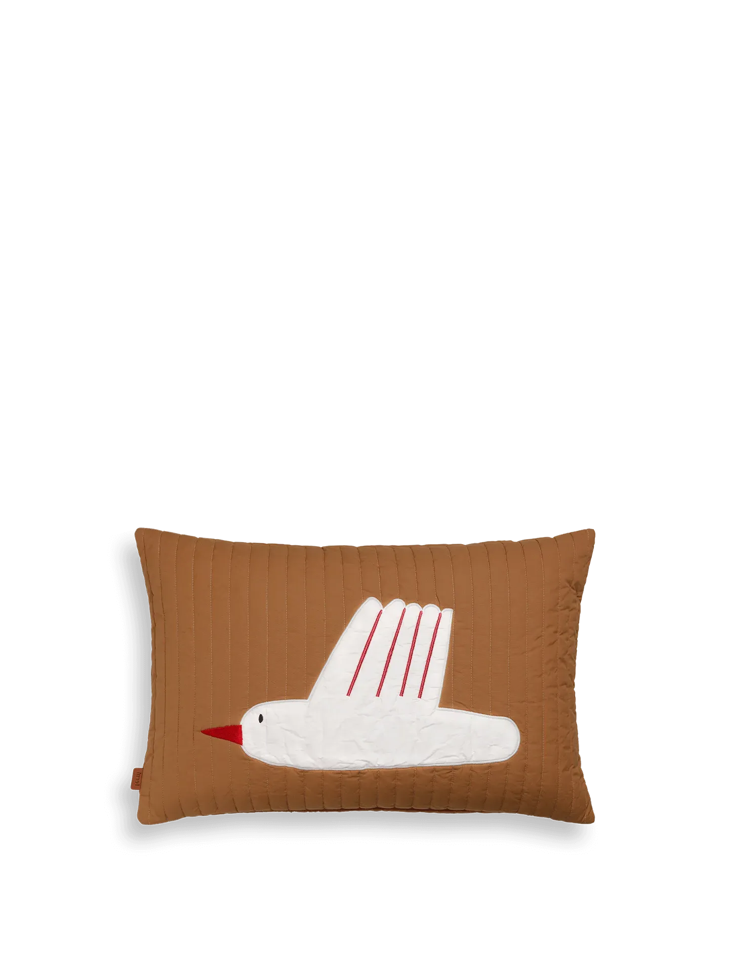 Bird Quilted Rectangular Cushion Cover image