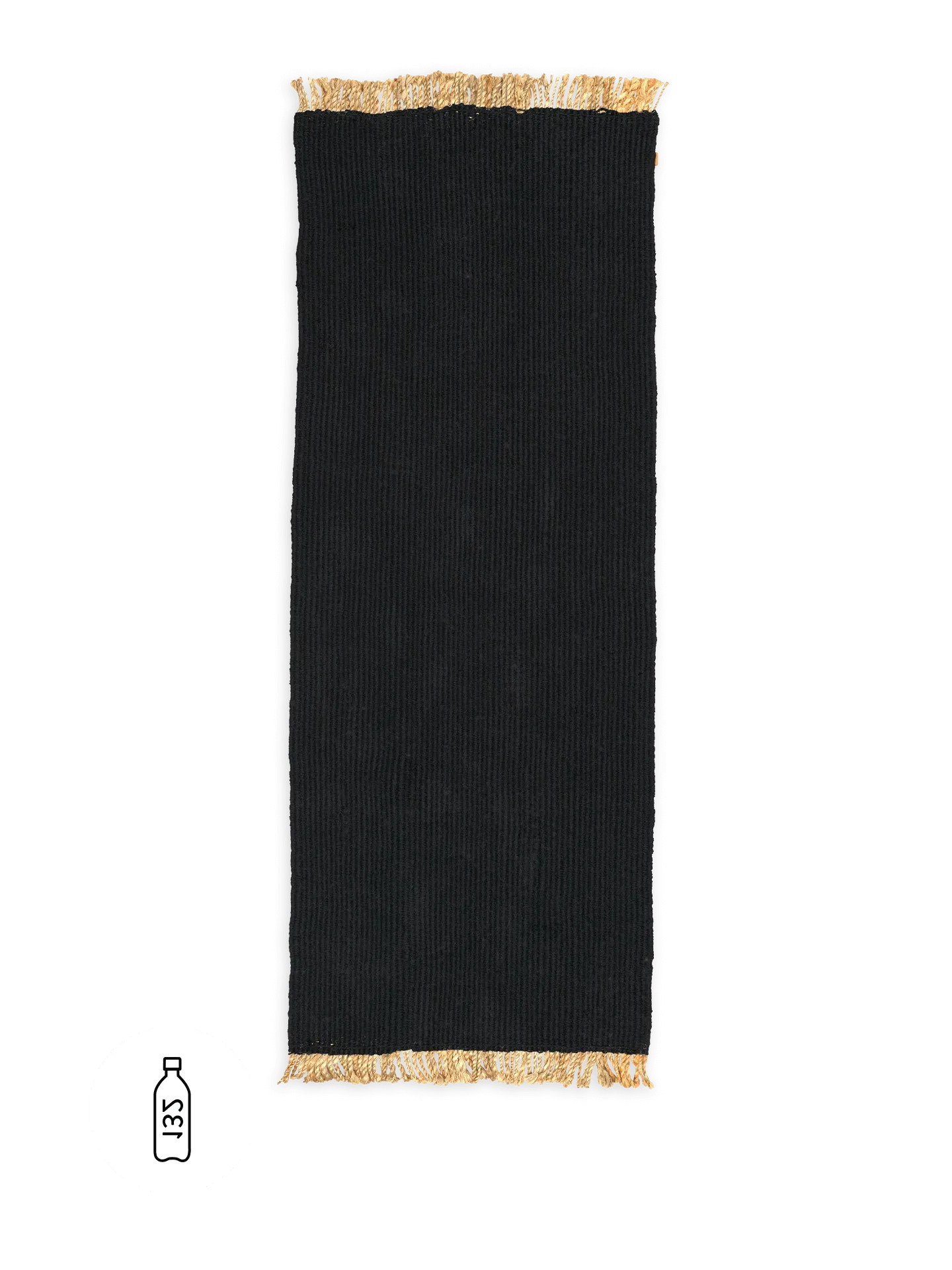 Block Runner - Black/Natural, Jute image