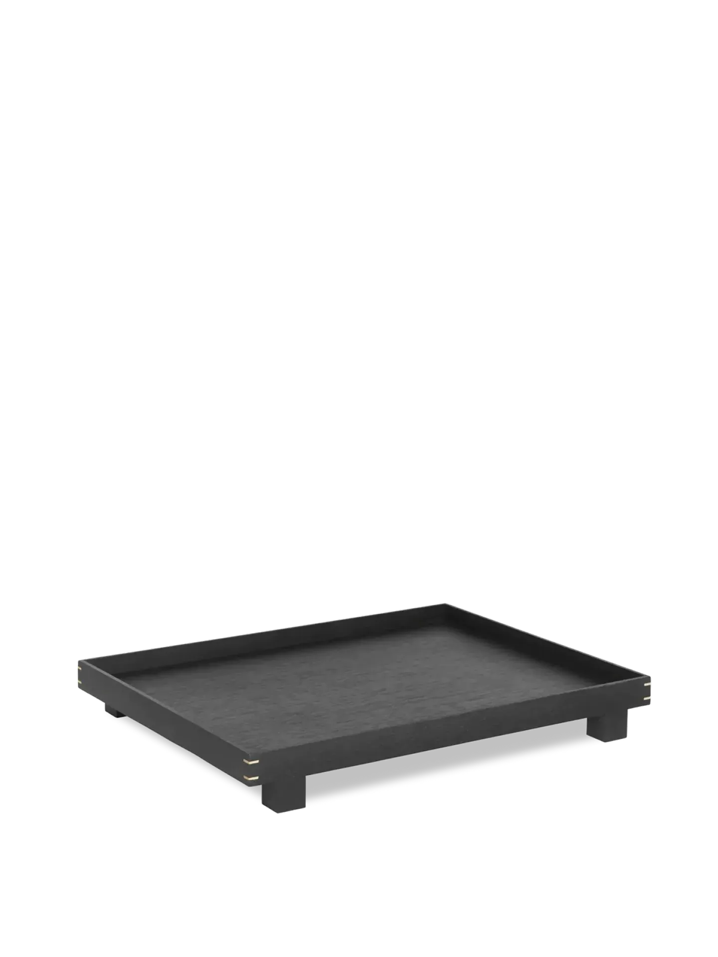 Bon Large Wooden Tray - Black, Oak