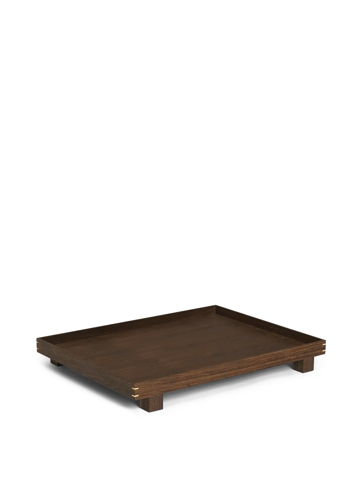 Bon Large Wooden Tray - Smoked Oak