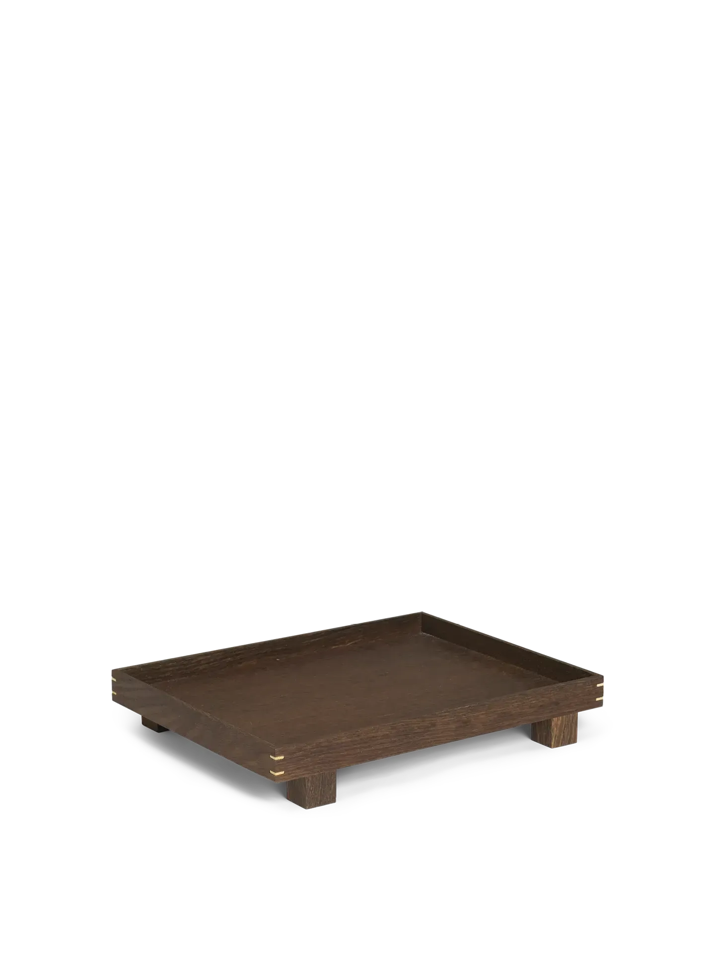 Bon Small Wooden Tray - Smoked Oak
