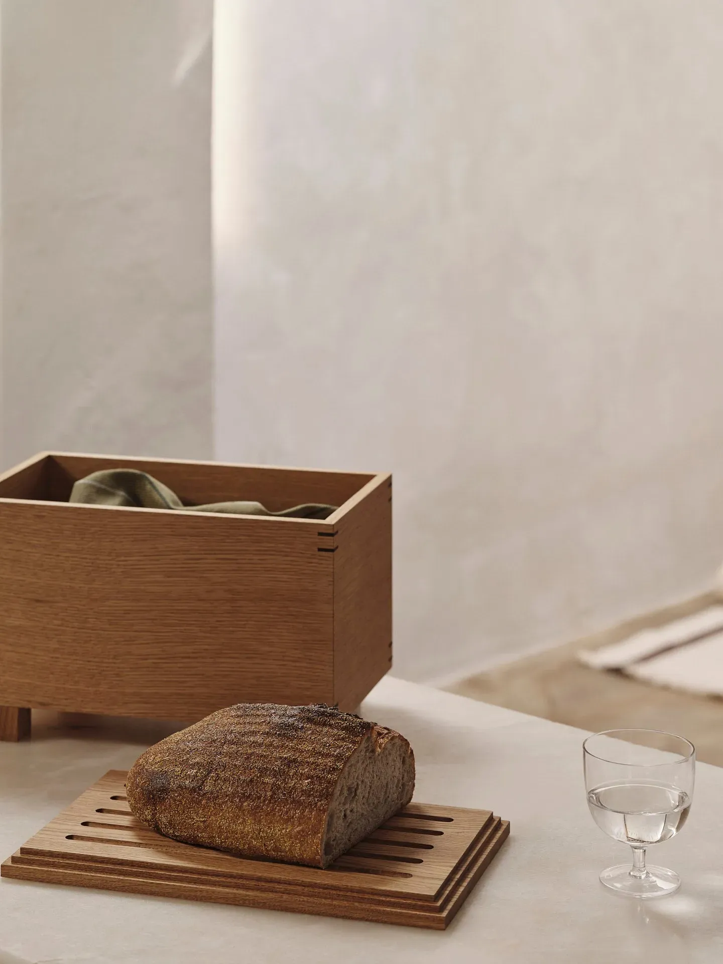 Bon Wooden Storage Box - Oiled Oak