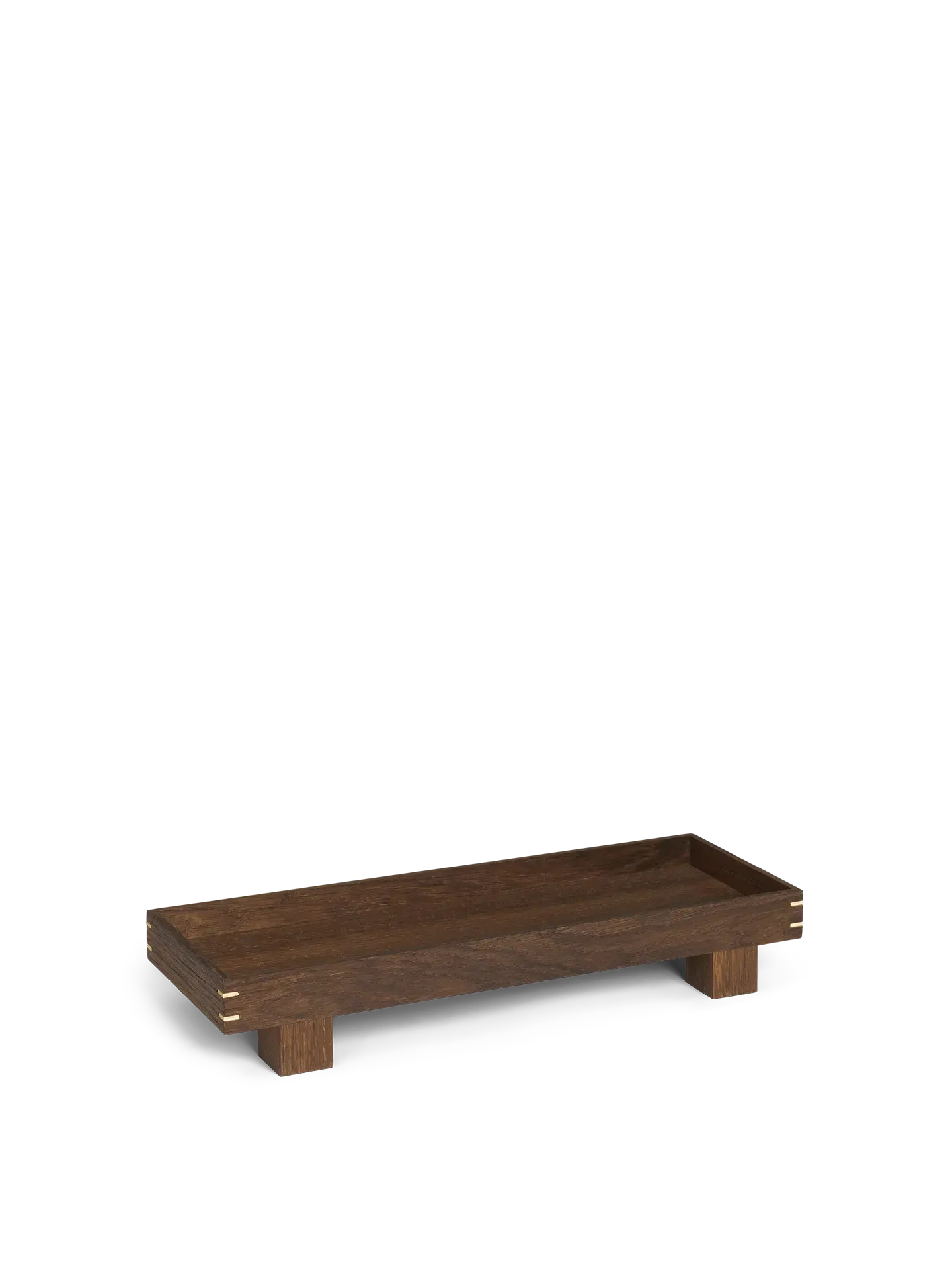 Bon X Small Wooden Tray - Smoked Oak