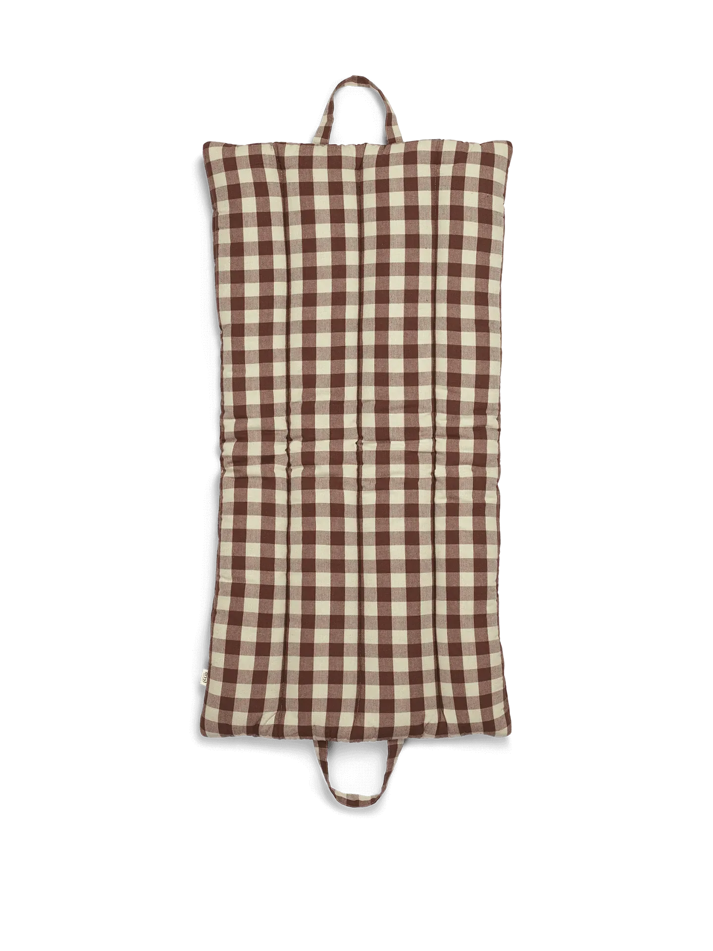 Bothy Check Folding Mat - Cinnamon/Grey Green image