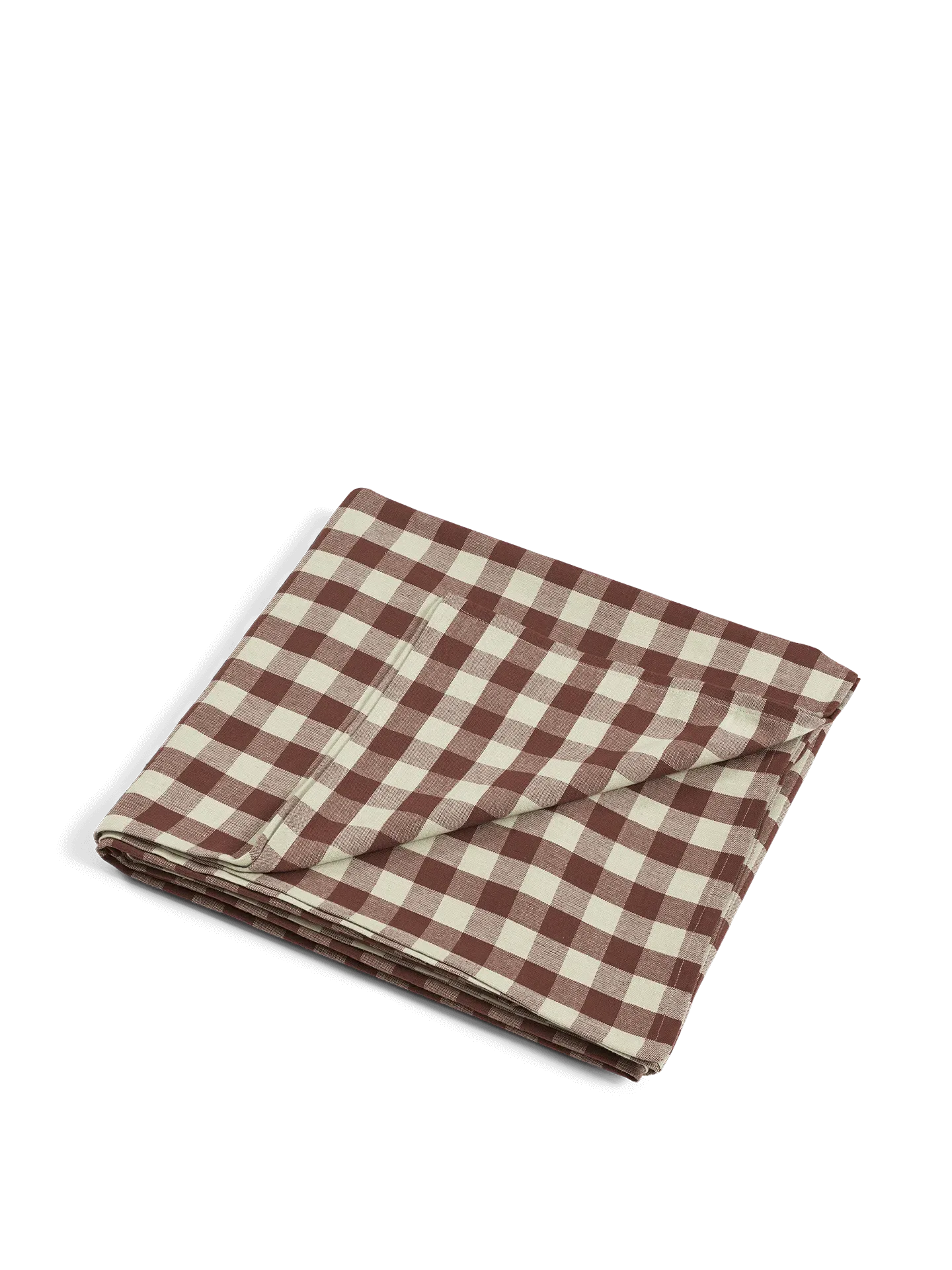 Bothy Check Table Cloth - Cinnamon/Grey Green
