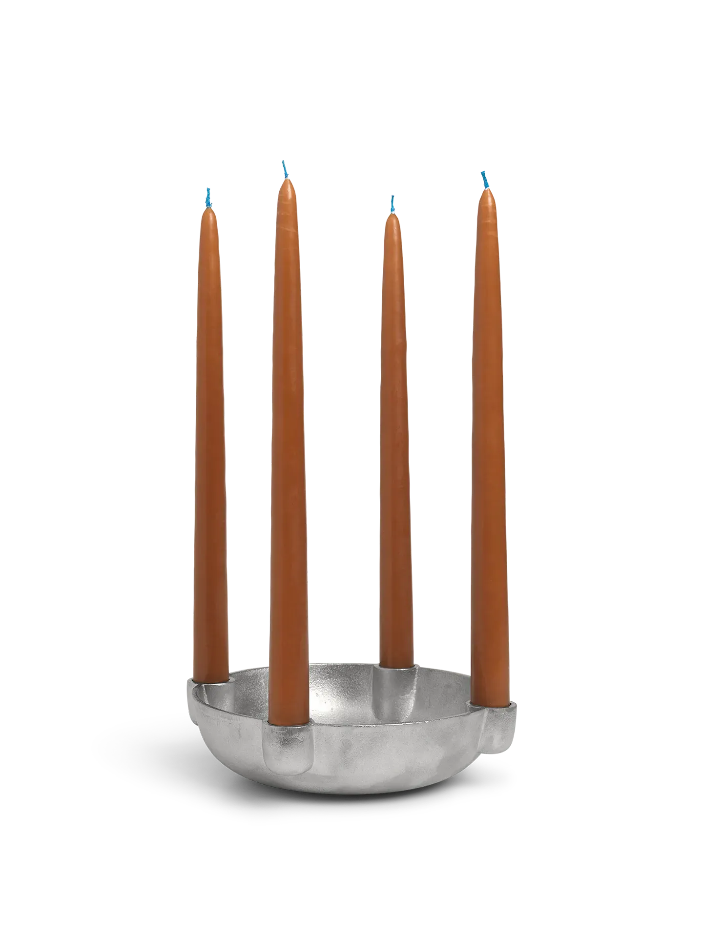 Bowl Medium Candle Holder - Aluminium